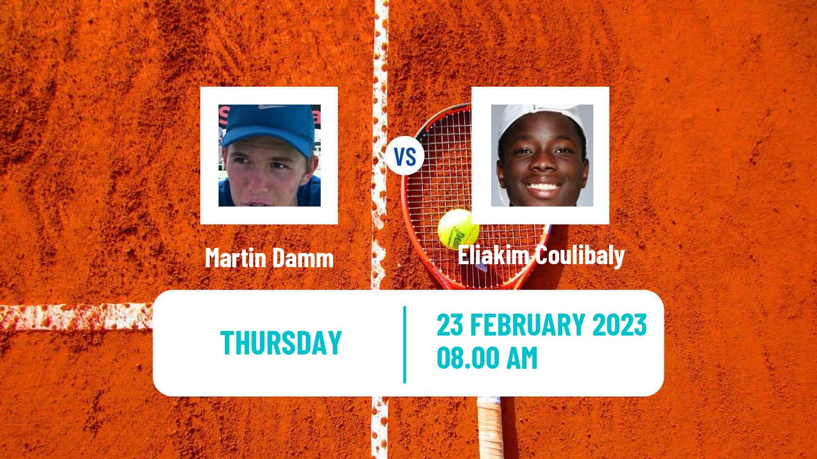 Tennis ITF Tournaments Martin Damm - Eliakim Coulibaly