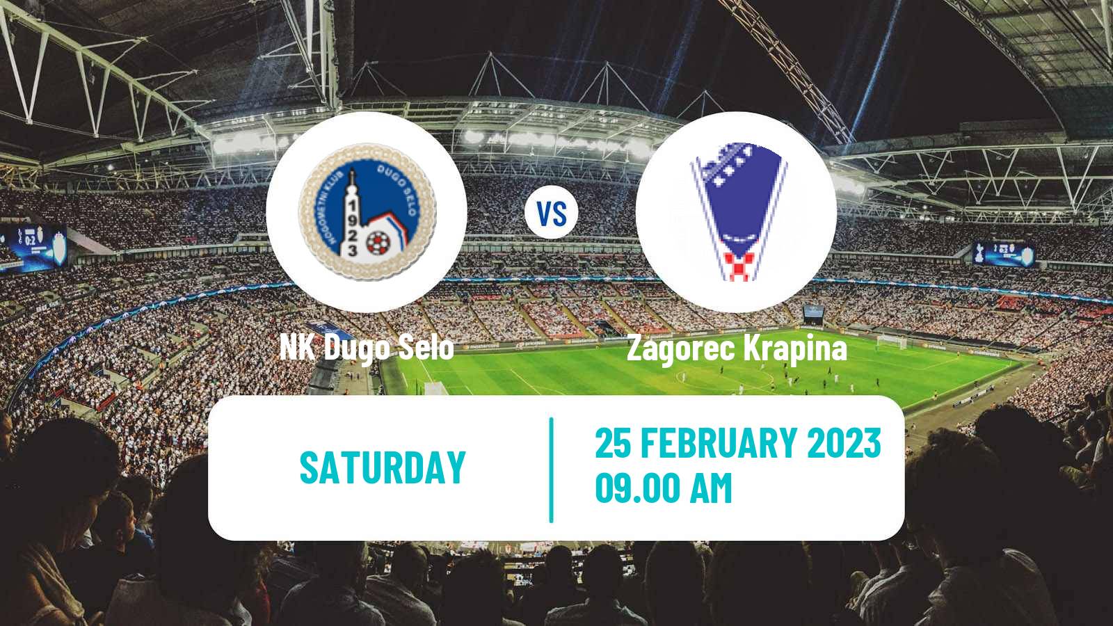 Soccer Croatian Druga NL Dugo Selo - Zagorec Krapina