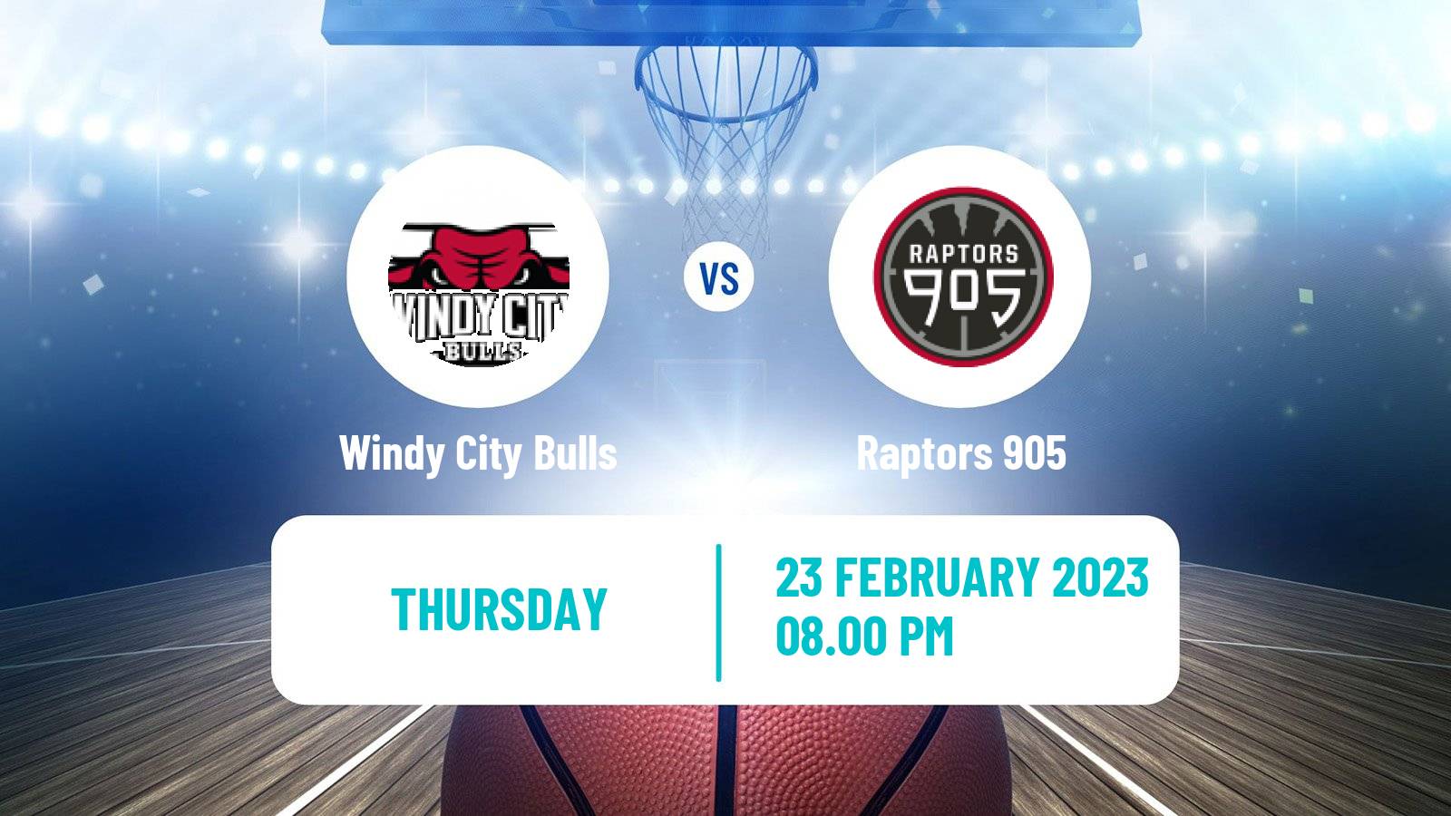 Basketball NBA G-League Windy City Bulls - Raptors 905