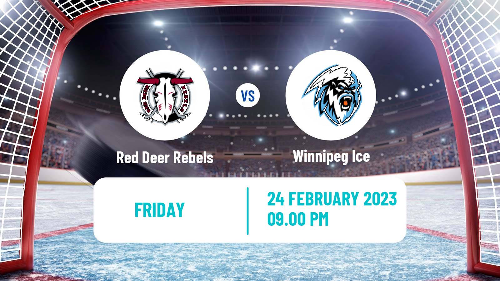 Hockey WHL Red Deer Rebels - Winnipeg Ice