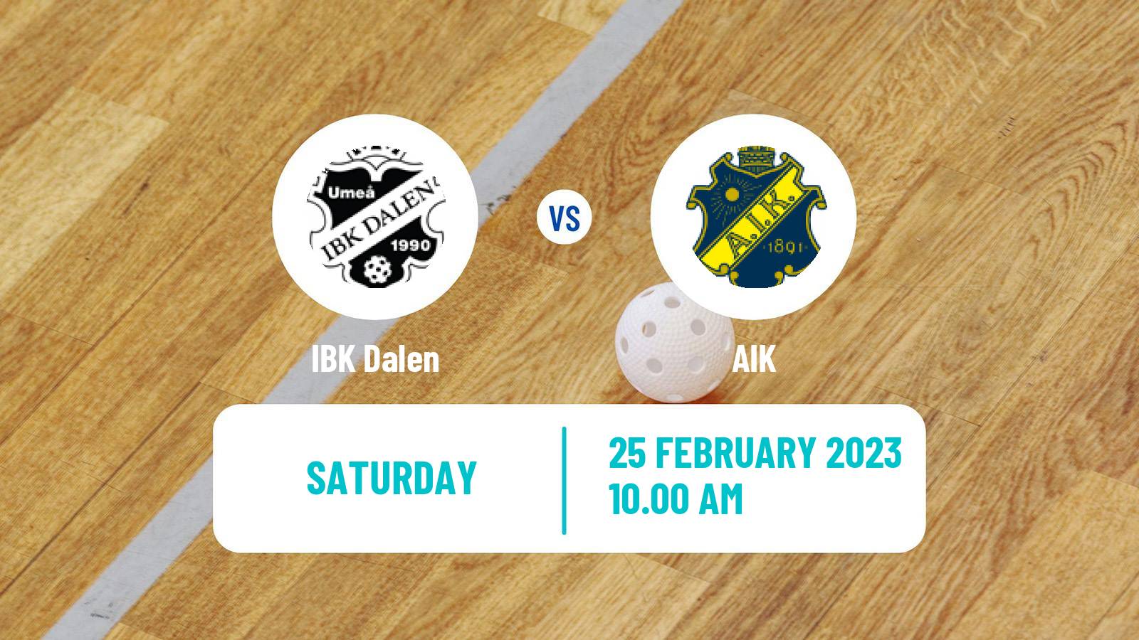 Floorball Swedish Superligan Floorball Dalen - AIK