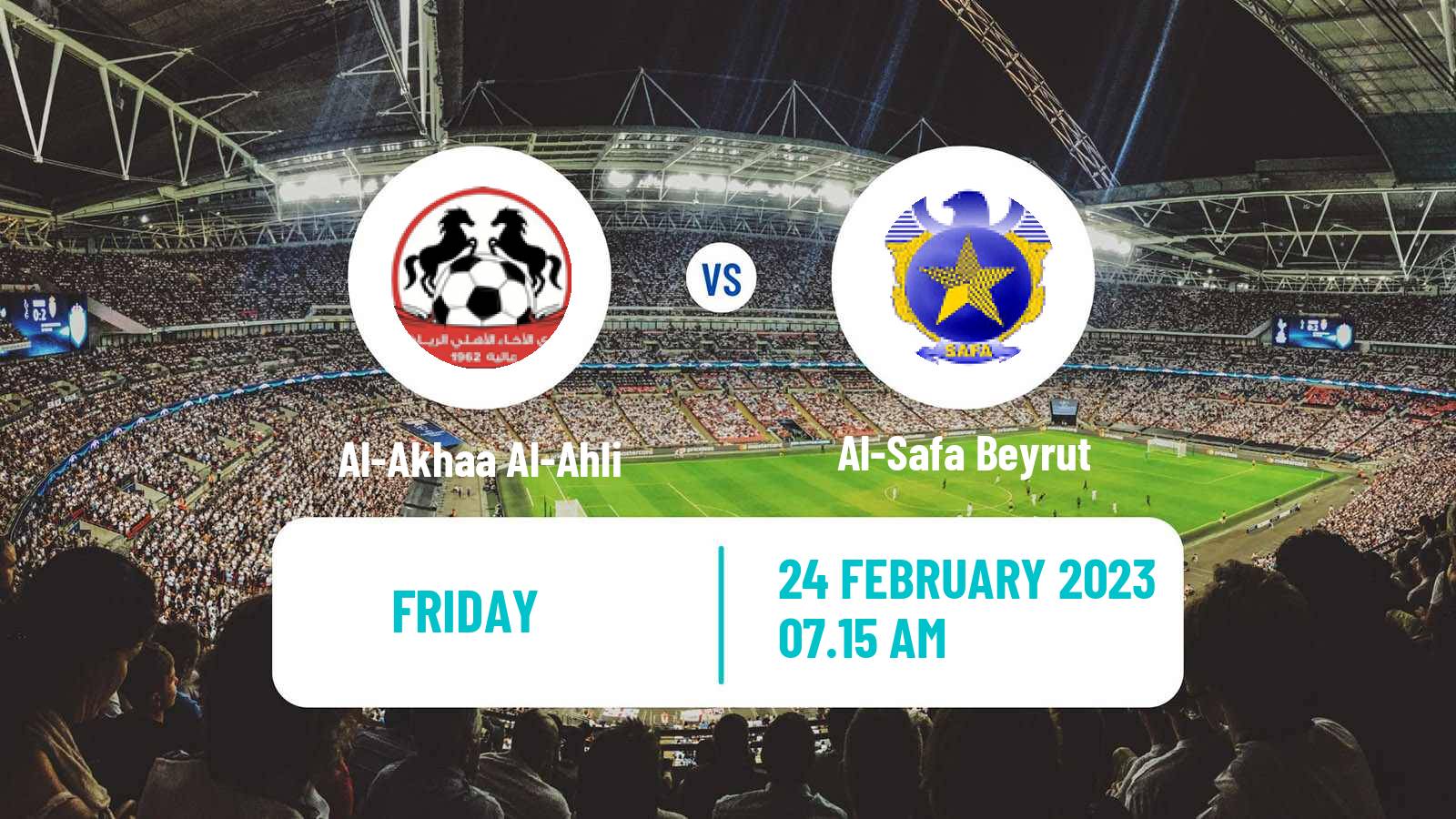 Soccer Lebanese Premier League Al-Akhaa Al-Ahli - Al-Safa Beyrut