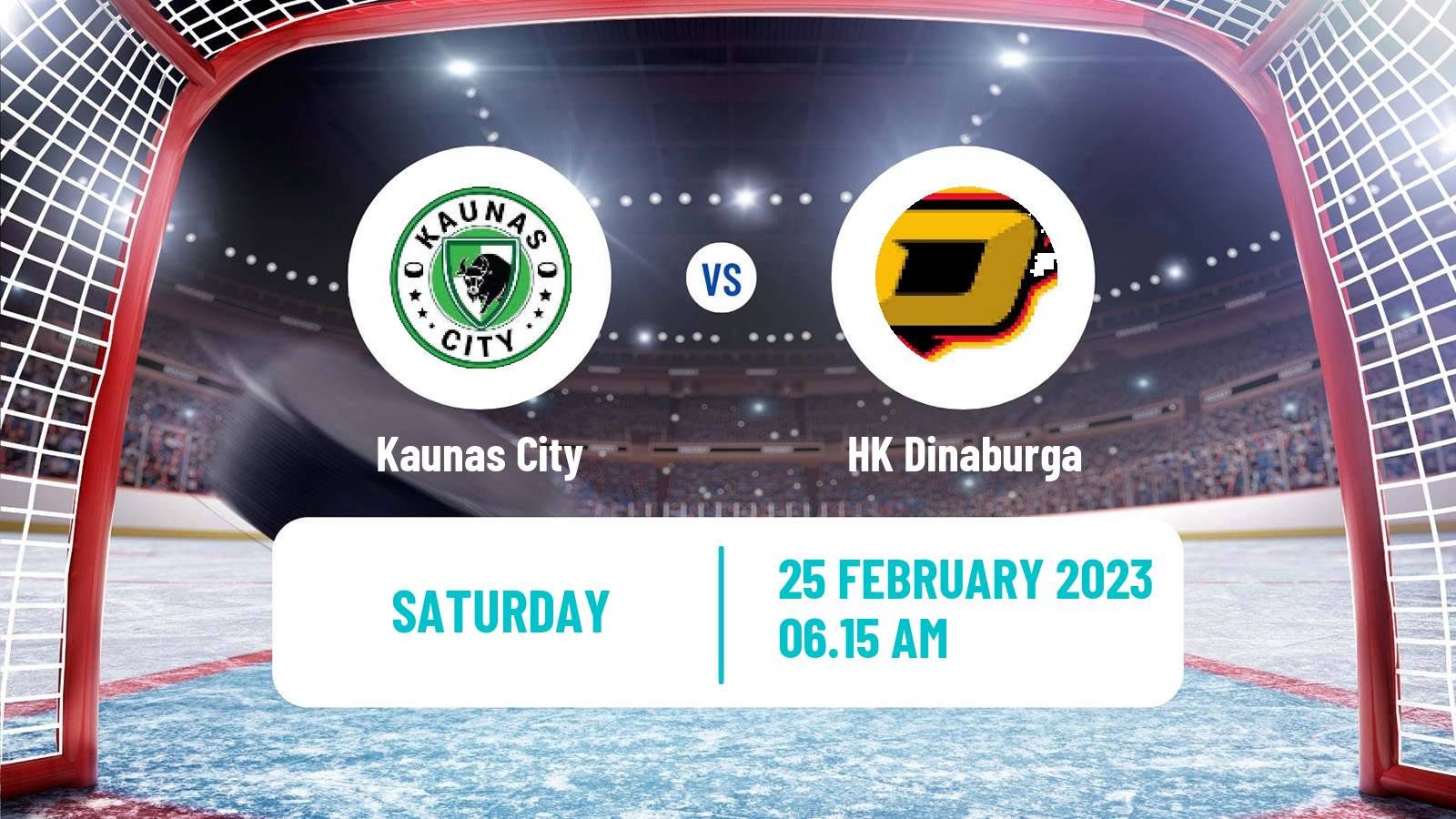 Hockey Latvian Hokeja Liga Kaunas City - Dinaburga