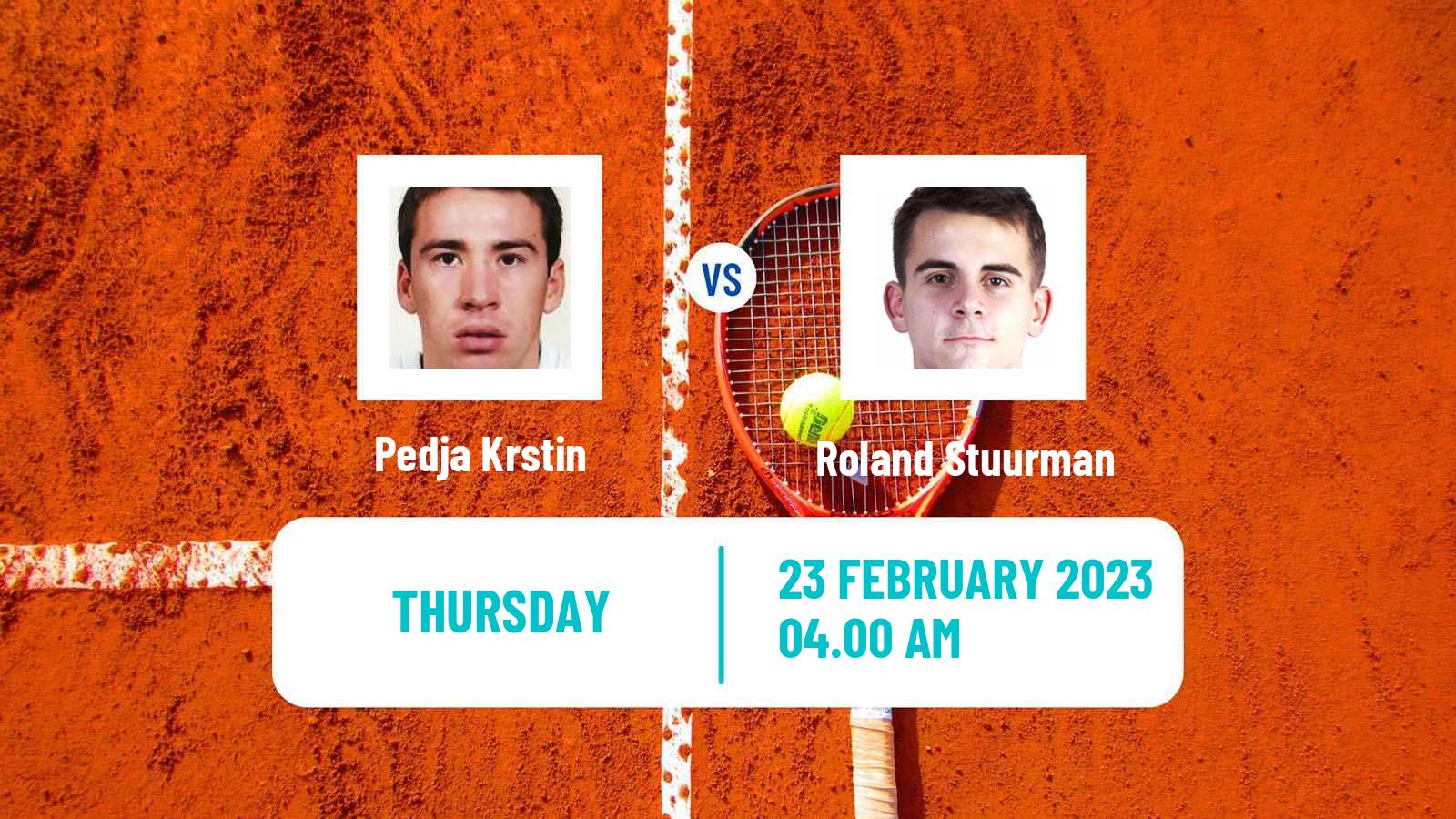 Tennis ITF Tournaments Pedja Krstin - Roland Stuurman