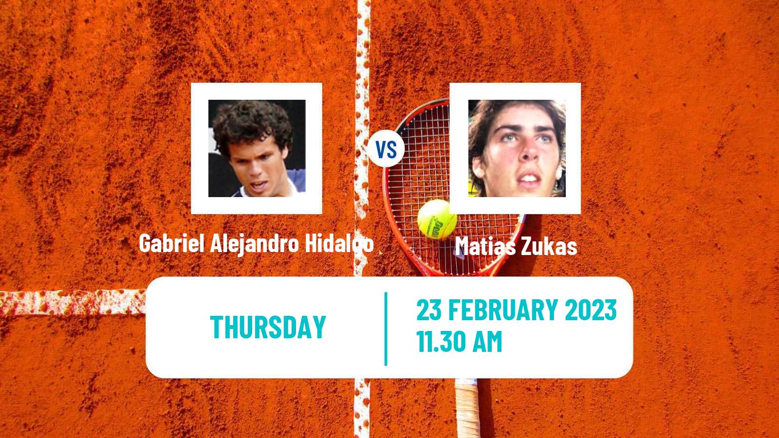 Tennis ITF Tournaments Gabriel Alejandro Hidalgo - Matias Zukas