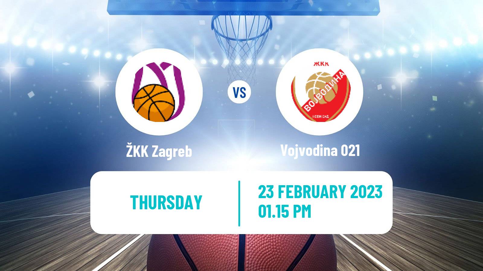 Basketball WABA League Zagreb - Vojvodina 021