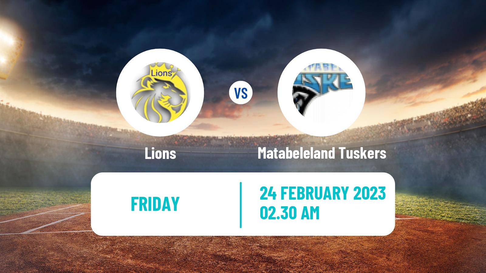 Cricket Zimbabwe Twenty20 Competition Lions - Matabeleland Tuskers