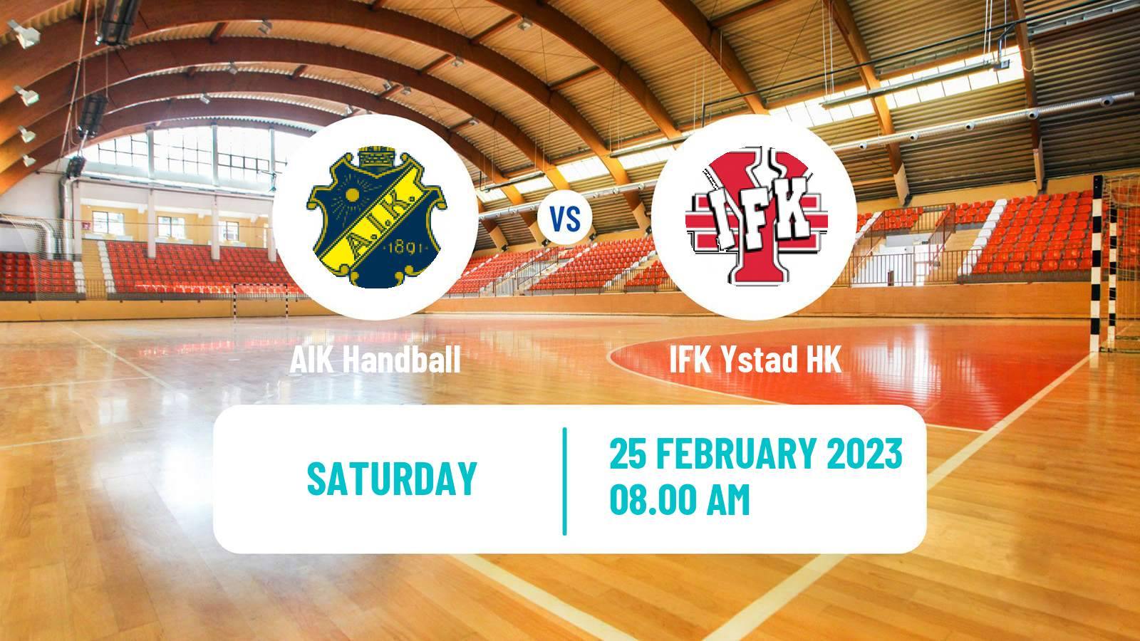 Handball Swedish Allsvenskan Handball AIK - IFK Ystad