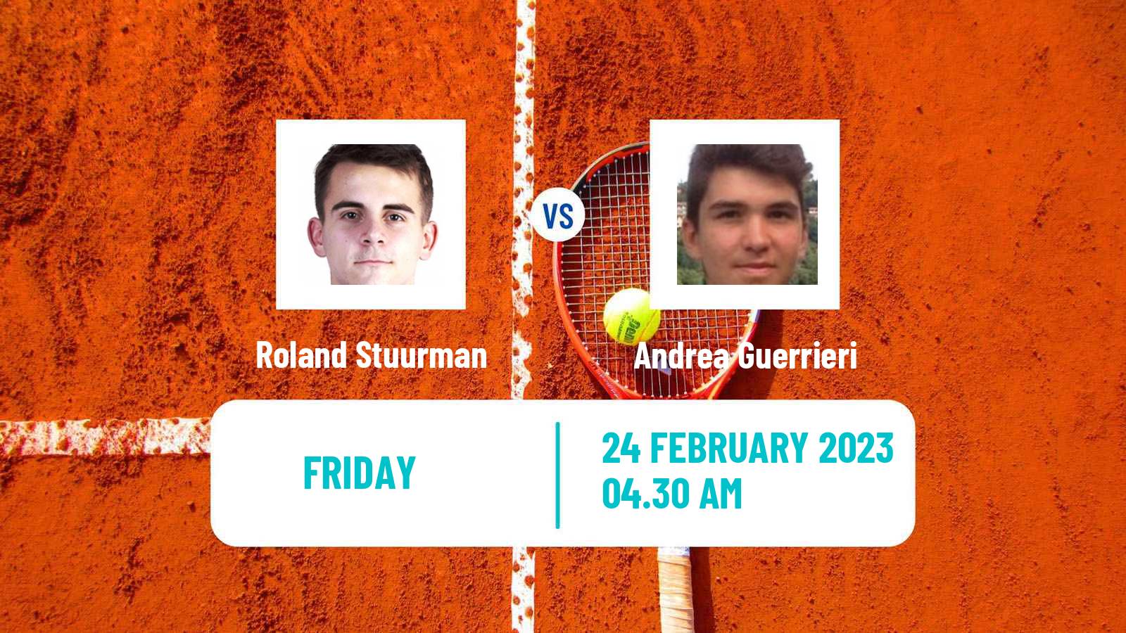 Tennis ITF Tournaments Roland Stuurman - Andrea Guerrieri