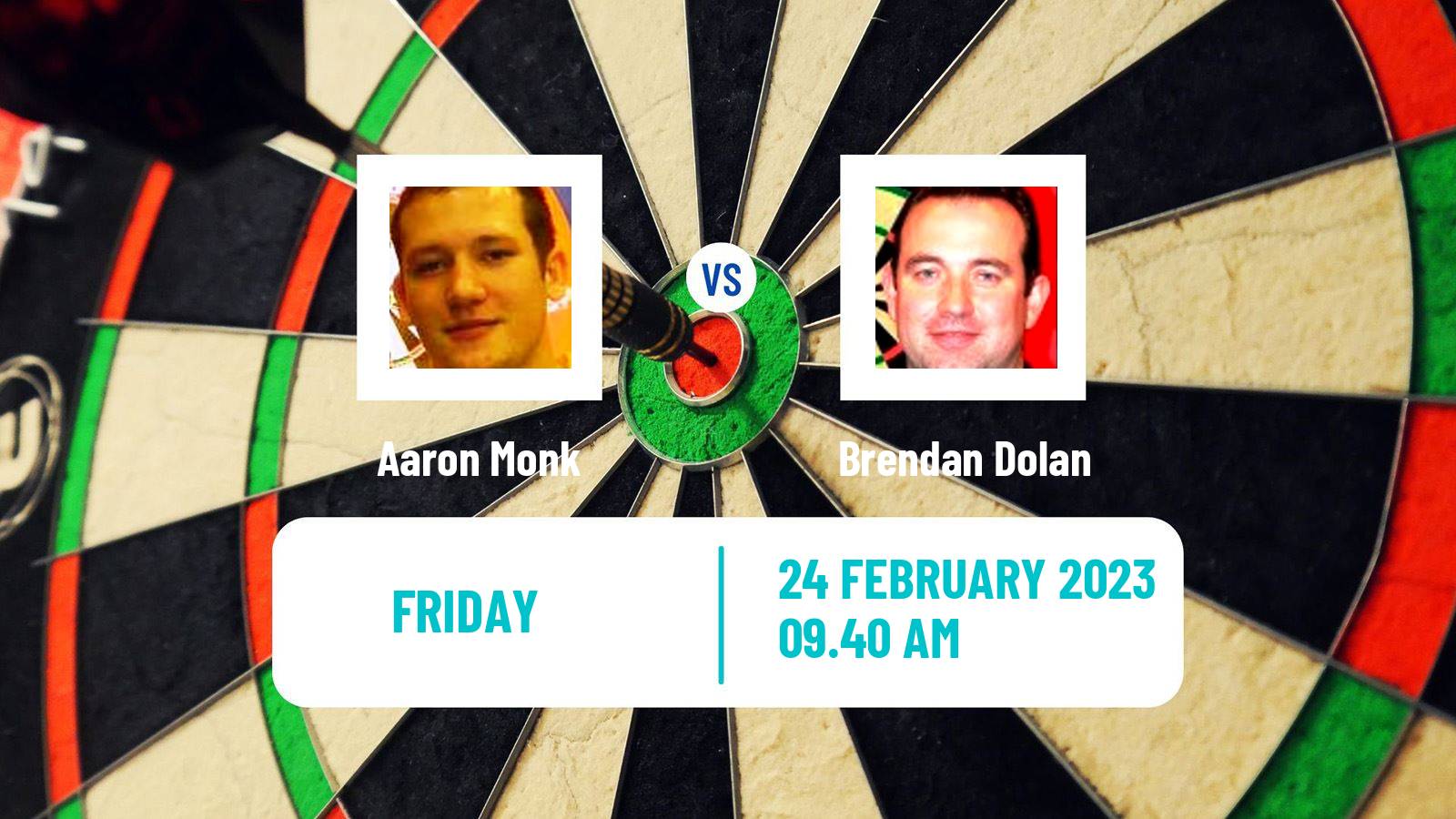 Darts Darts Aaron Monk - Brendan Dolan