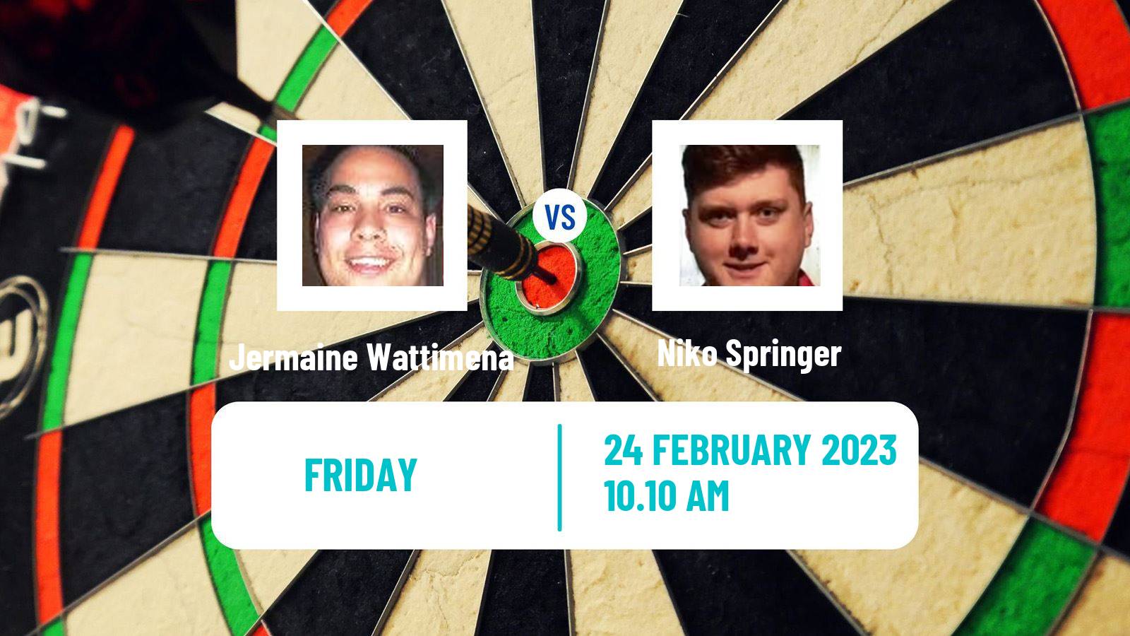 Darts Darts Jermaine Wattimena - Niko Springer