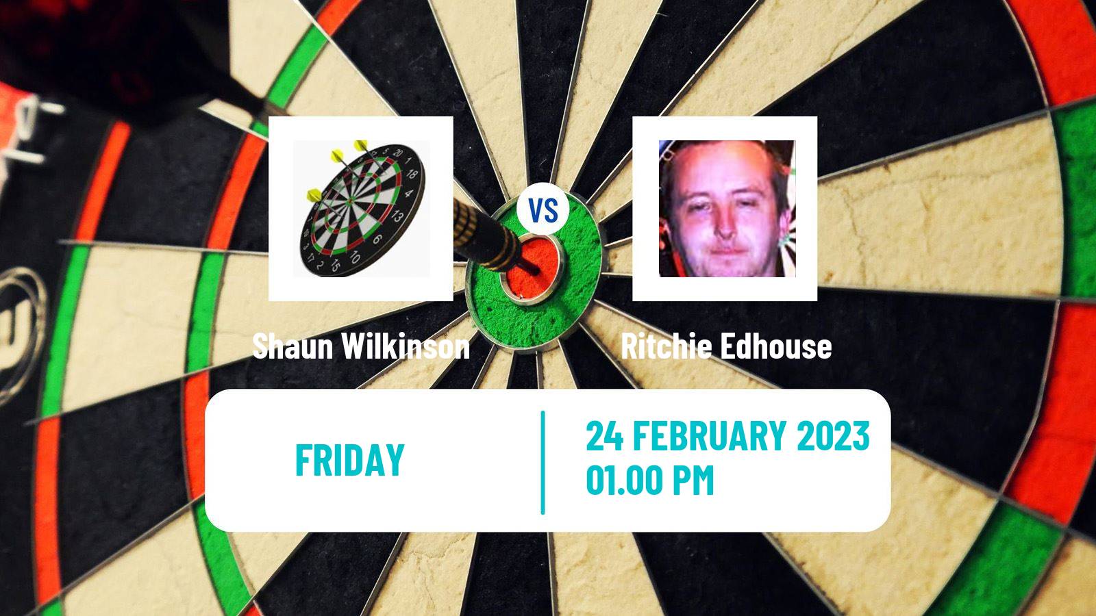 Darts Darts Shaun Wilkinson - Ritchie Edhouse