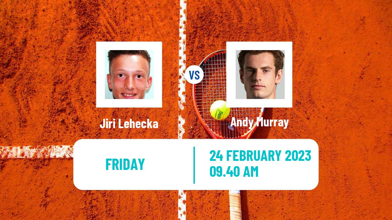 Tennis ATP Doha Jiri Lehecka - Andy Murray