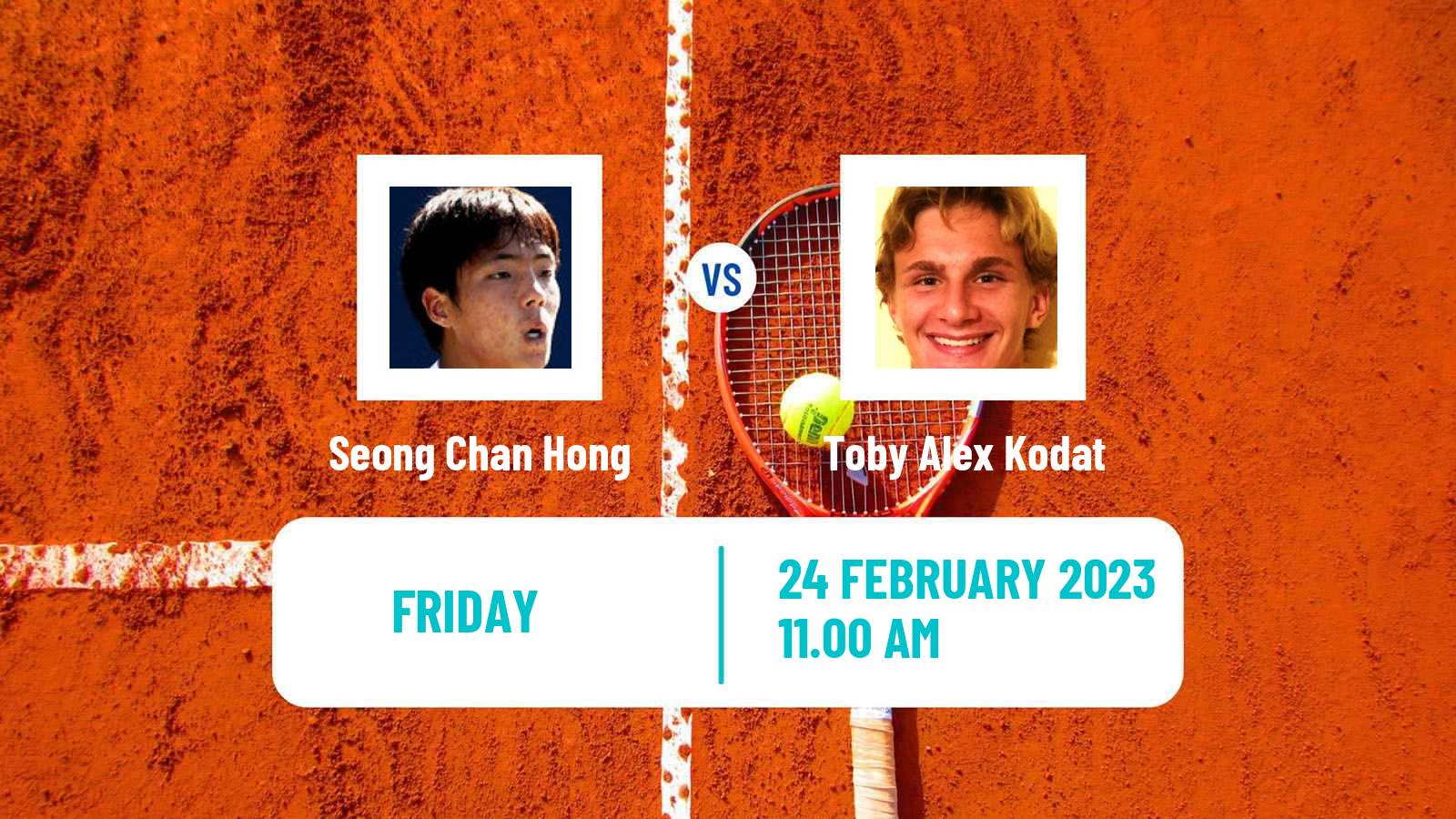 Tennis ATP Challenger Seong Chan Hong - Toby Alex Kodat