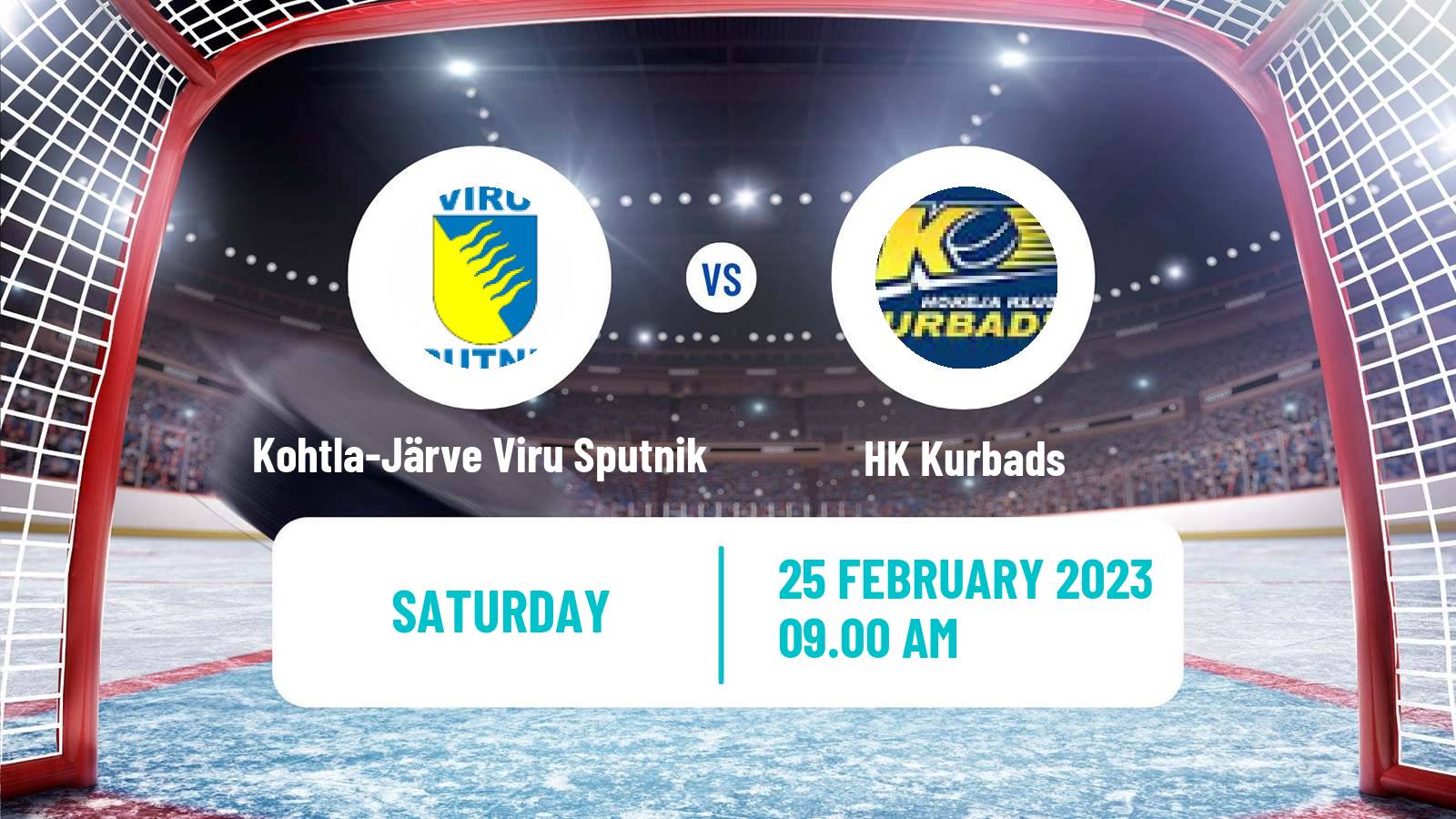 Hockey Estonian Hokiliiga Kohtla-Järve Viru Sputnik - Kurbads