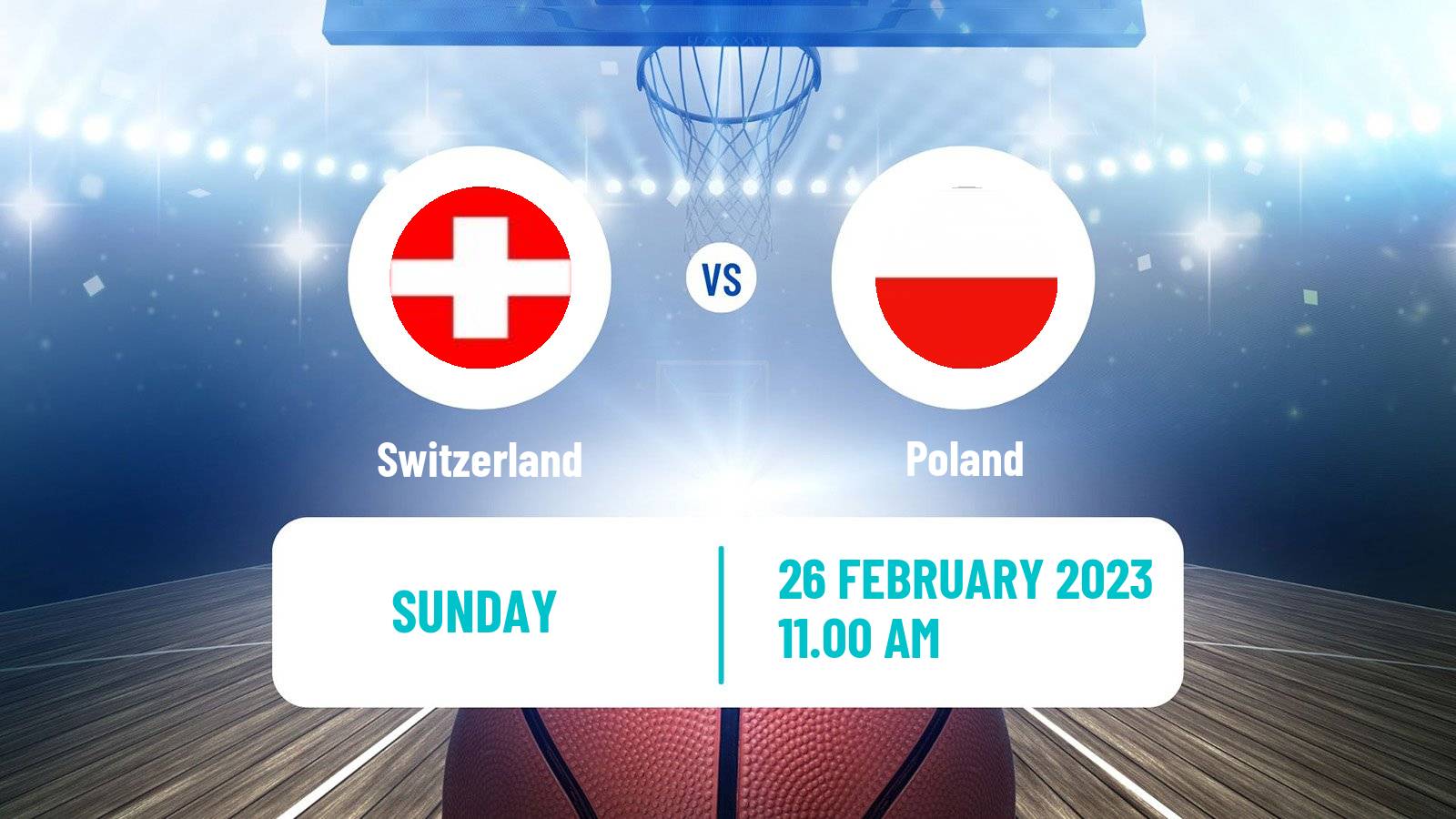 Basketball EuroBasket Switzerland - Poland