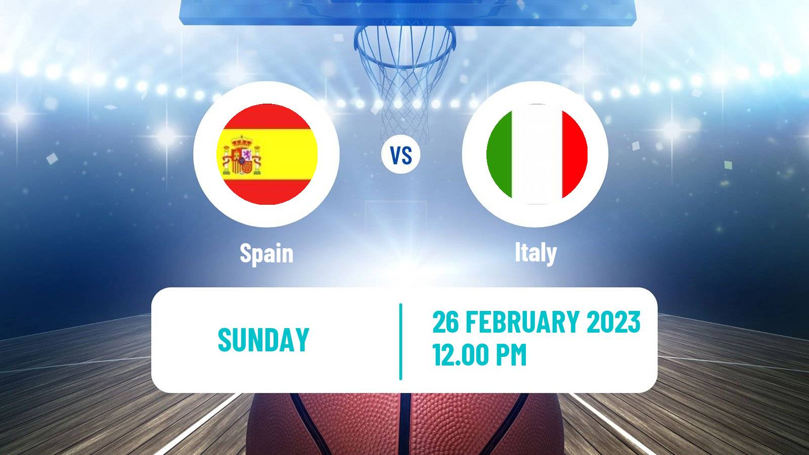 Basketball World Championship Basketball Spain - Italy