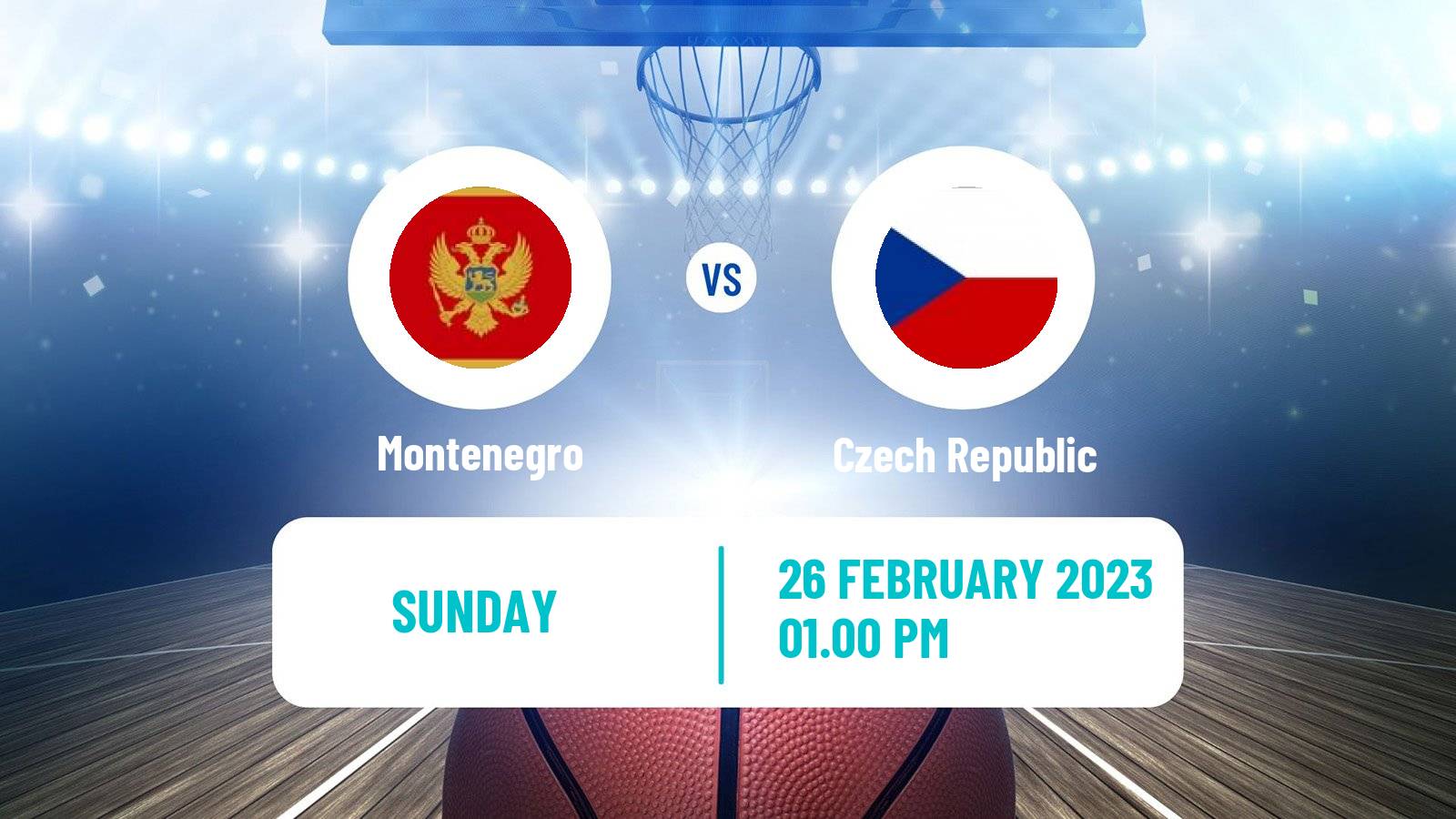 Basketball World Championship Basketball Montenegro - Czech Republic