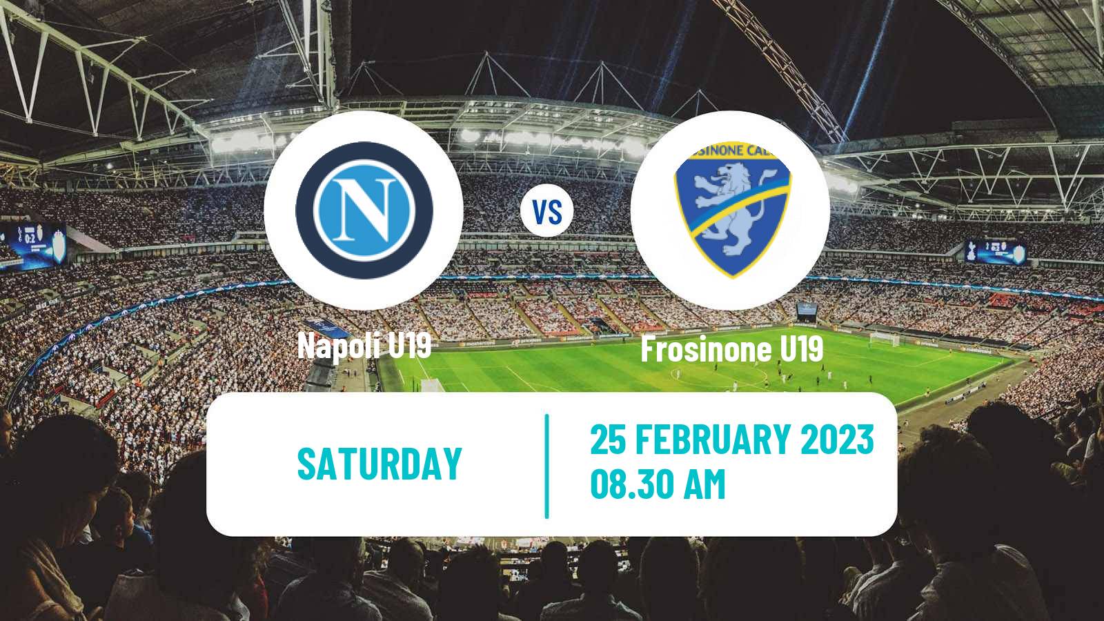 Soccer Italian Primavera 1 Napoli U19 - Frosinone U19