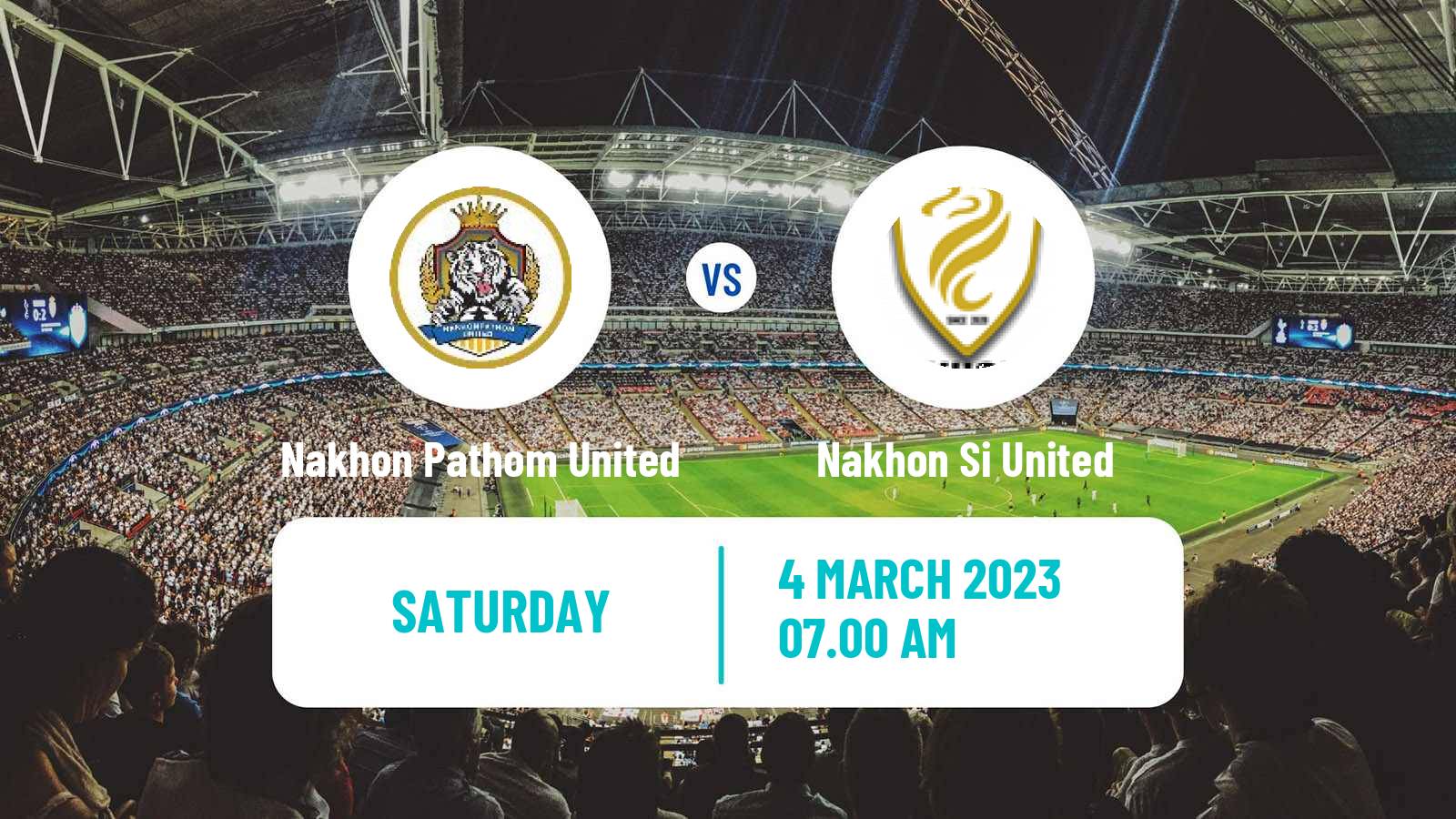 Soccer Thai League 2 Nakhon Pathom United - Nakhon Si United
