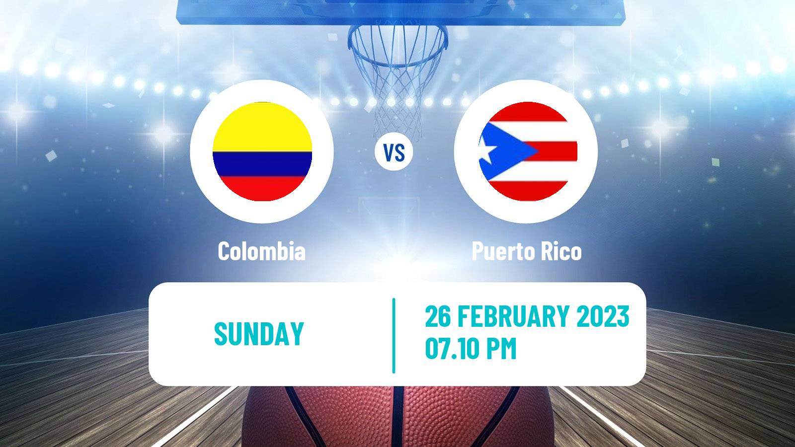 Basketball World Championship Basketball Colombia - Puerto Rico