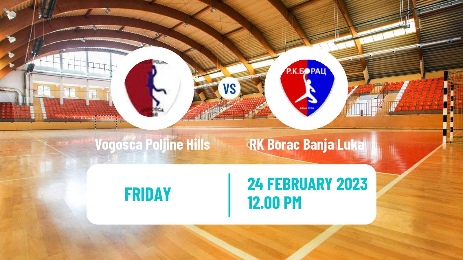 Handball Bosnian Premijer Liga Handball Vogosca Poljine Hills - RK Borac Banja Luka