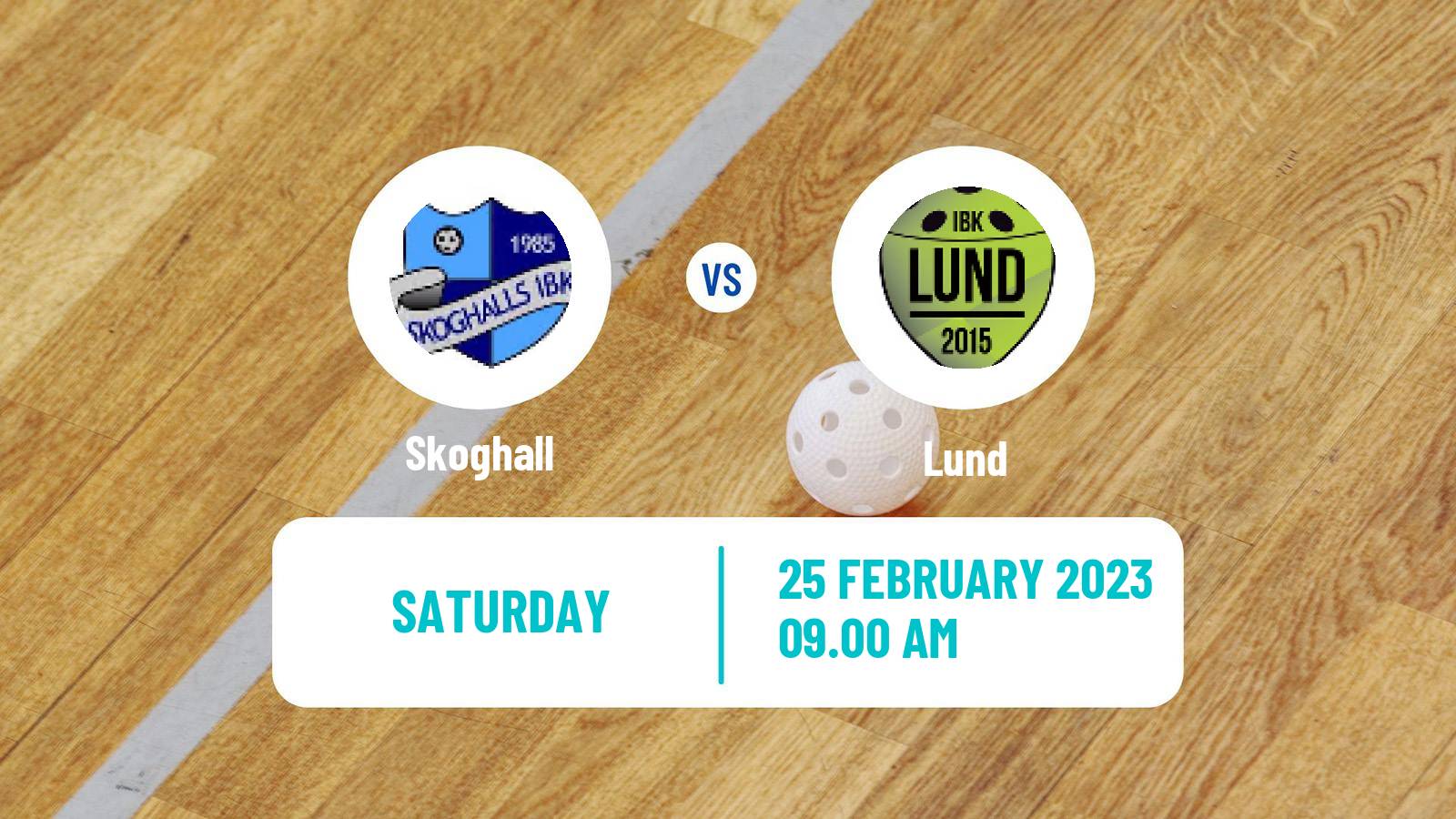 Floorball Swedish Allsvenskan Södra Floorball Skoghall - Lund