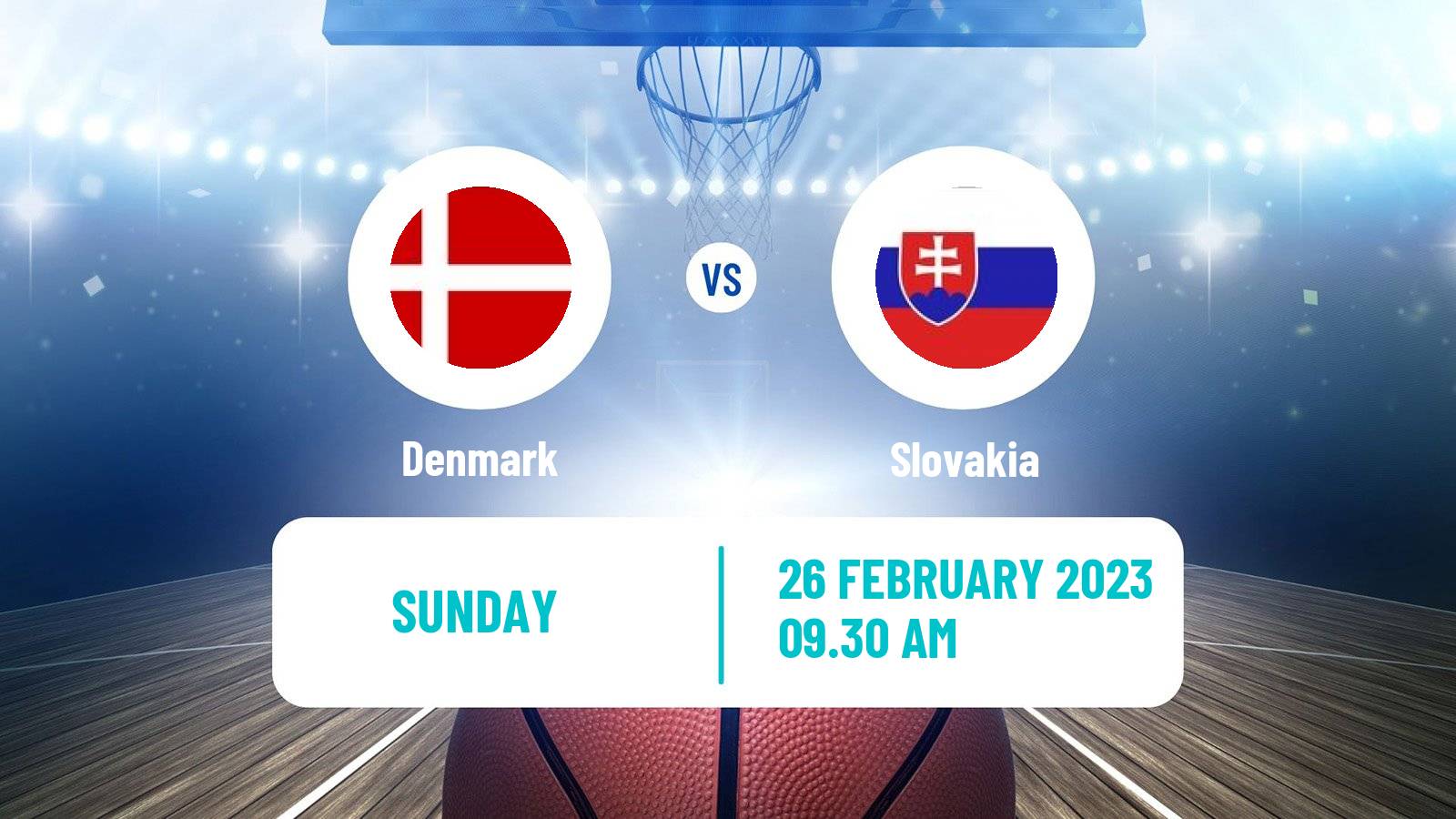 Basketball EuroBasket Denmark - Slovakia