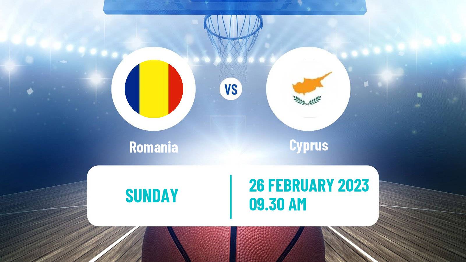 Basketball EuroBasket Romania - Cyprus
