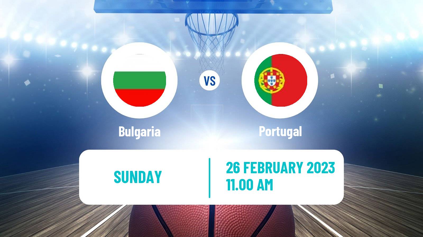 Basketball EuroBasket Bulgaria - Portugal