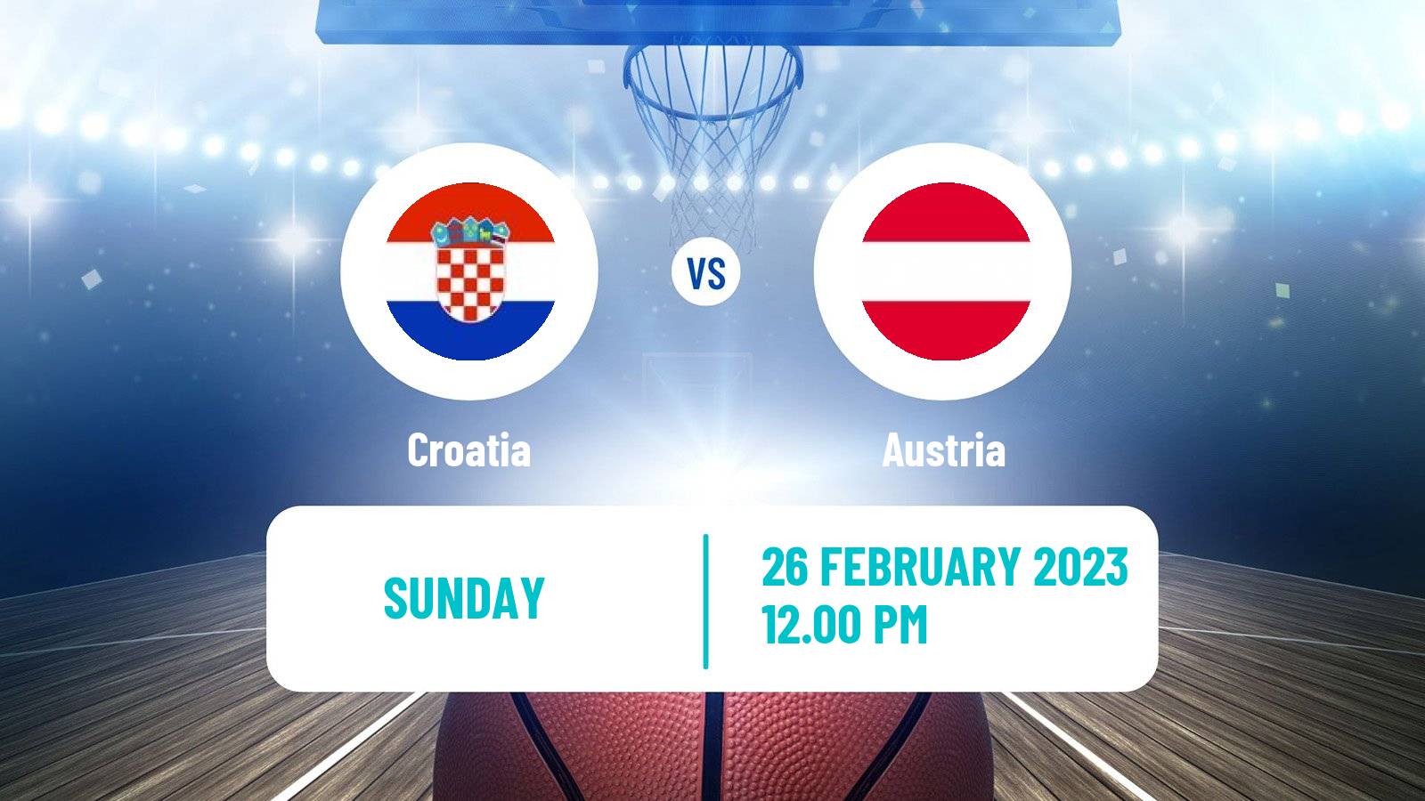Basketball EuroBasket Croatia - Austria