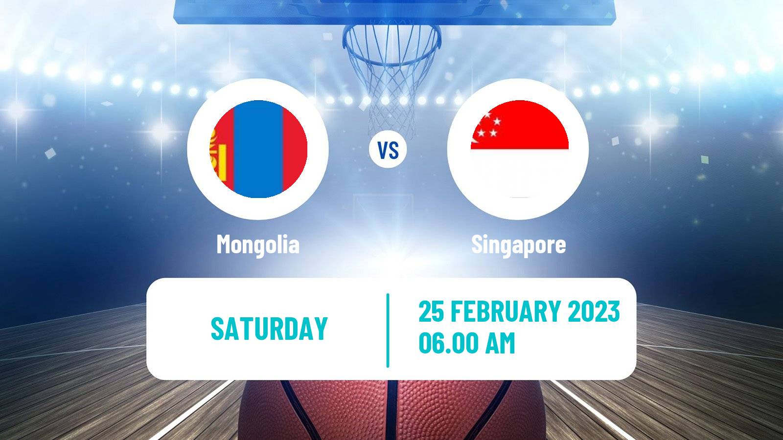 Basketball Asia Cup Basketball Mongolia - Singapore