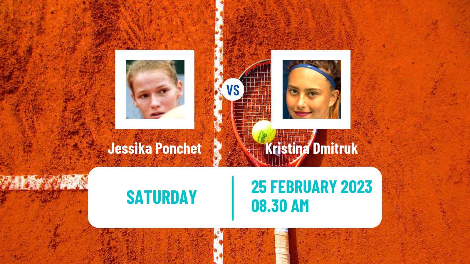 Tennis ITF Tournaments Jessika Ponchet - Kristina Dmitruk