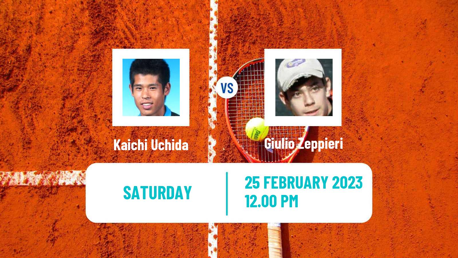 Tennis ATP Challenger Kaichi Uchida - Giulio Zeppieri