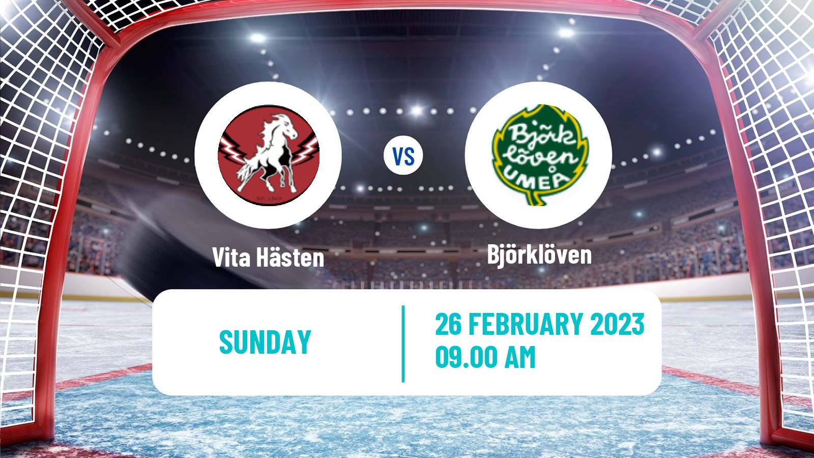 Hockey Swedish Hockey Allsvenskan Vita Hästen - Björklöven