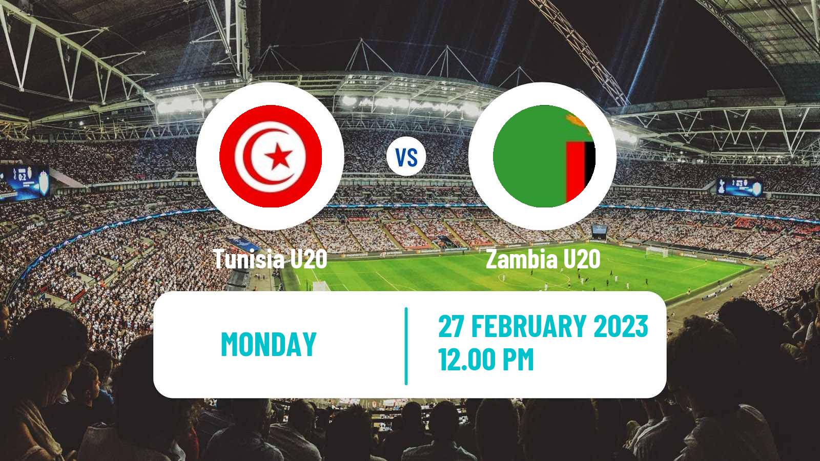 Soccer Africa Cup of Nations U20 Tunisia U20 - Zambia U20