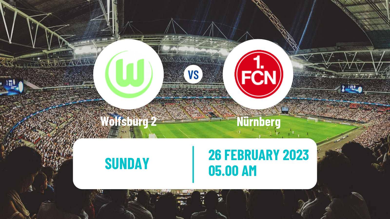 Soccer German 2 Bundesliga Women Wolfsburg 2 - Nürnberg