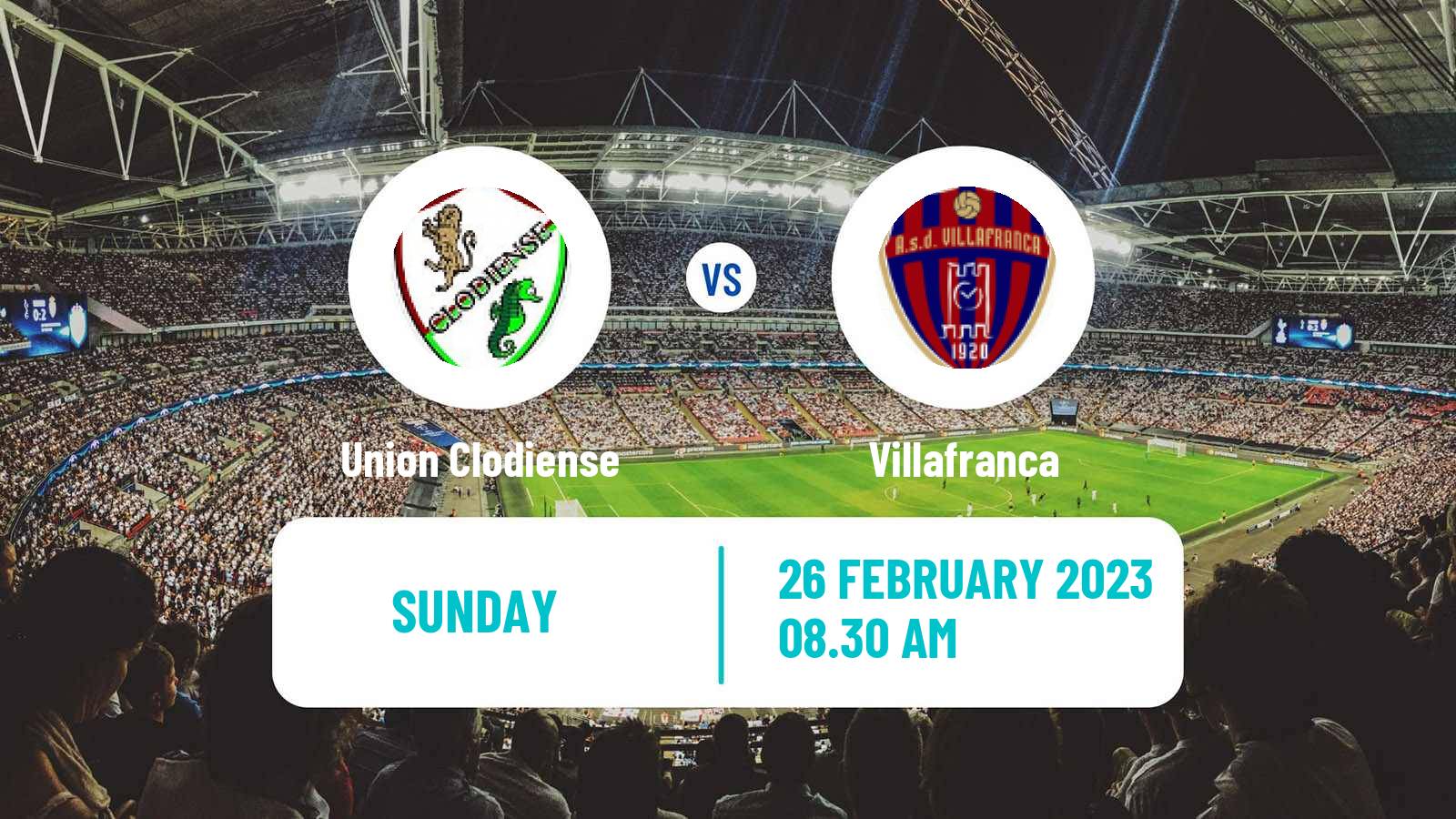 Soccer Italian Serie D - Group C Union Clodiense - Villafranca