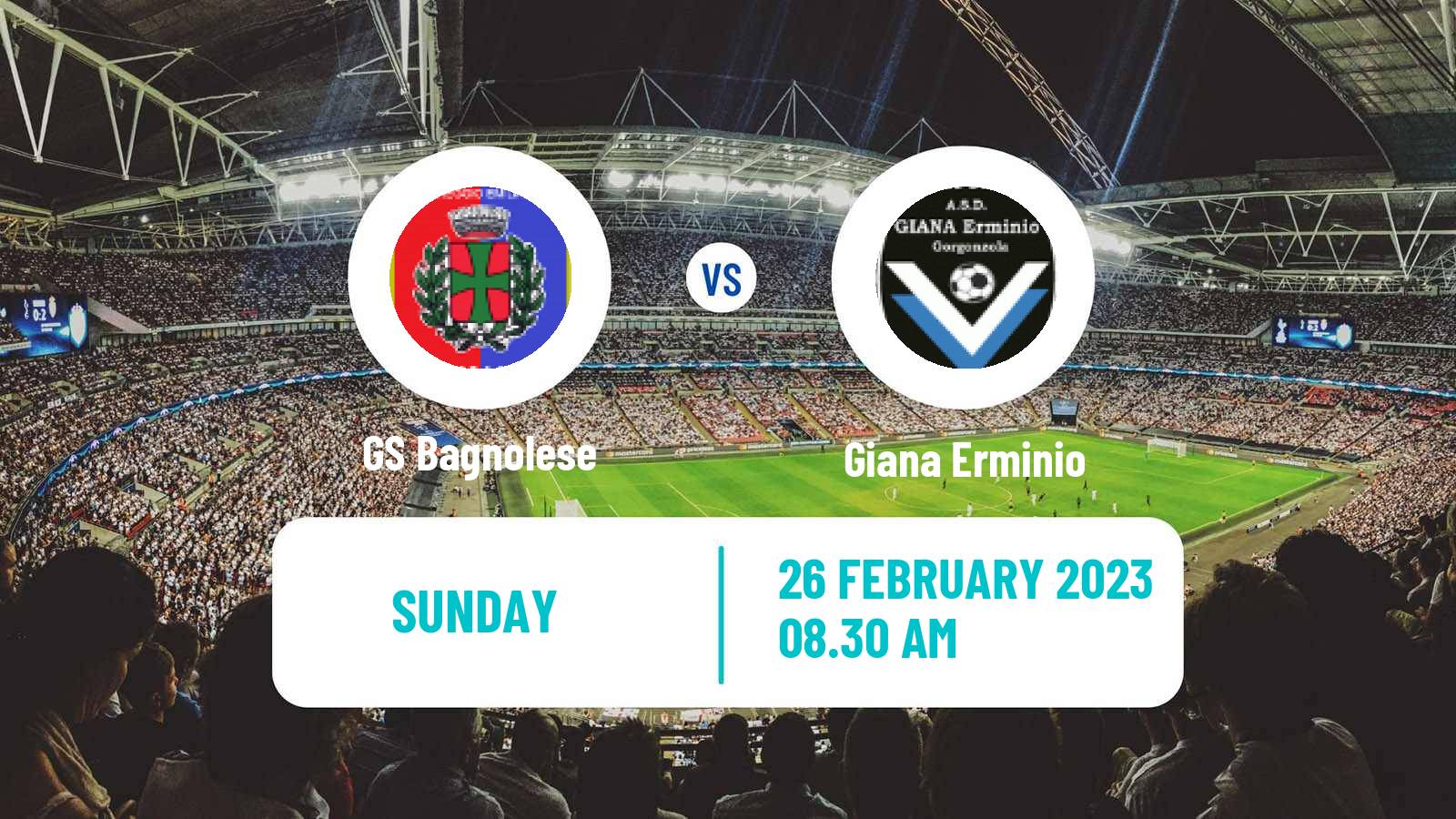 Soccer Italian Serie D - Group D Bagnolese - Giana Erminio