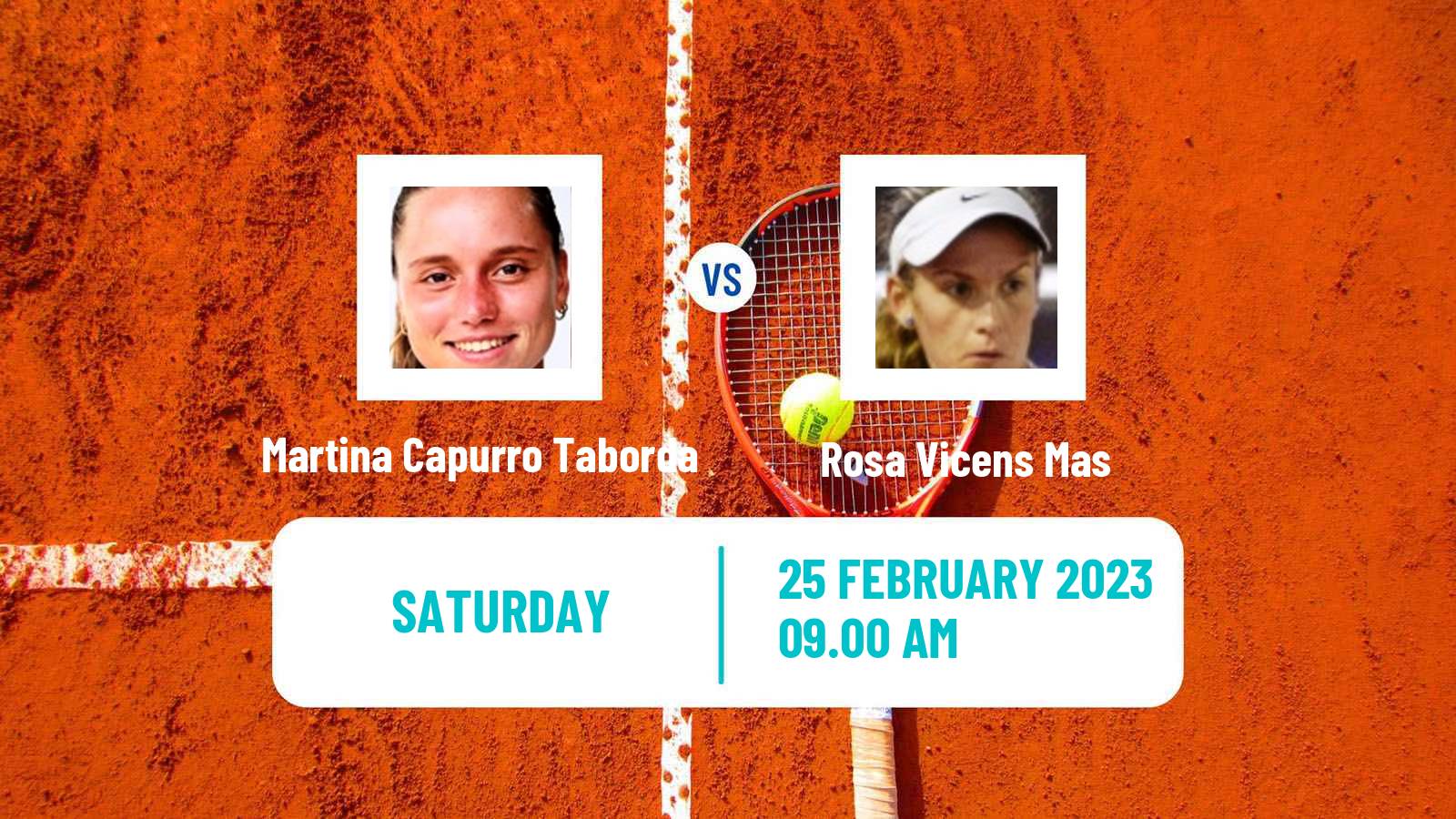 Tennis ITF Tournaments Martina Capurro Taborda - Rosa Vicens Mas