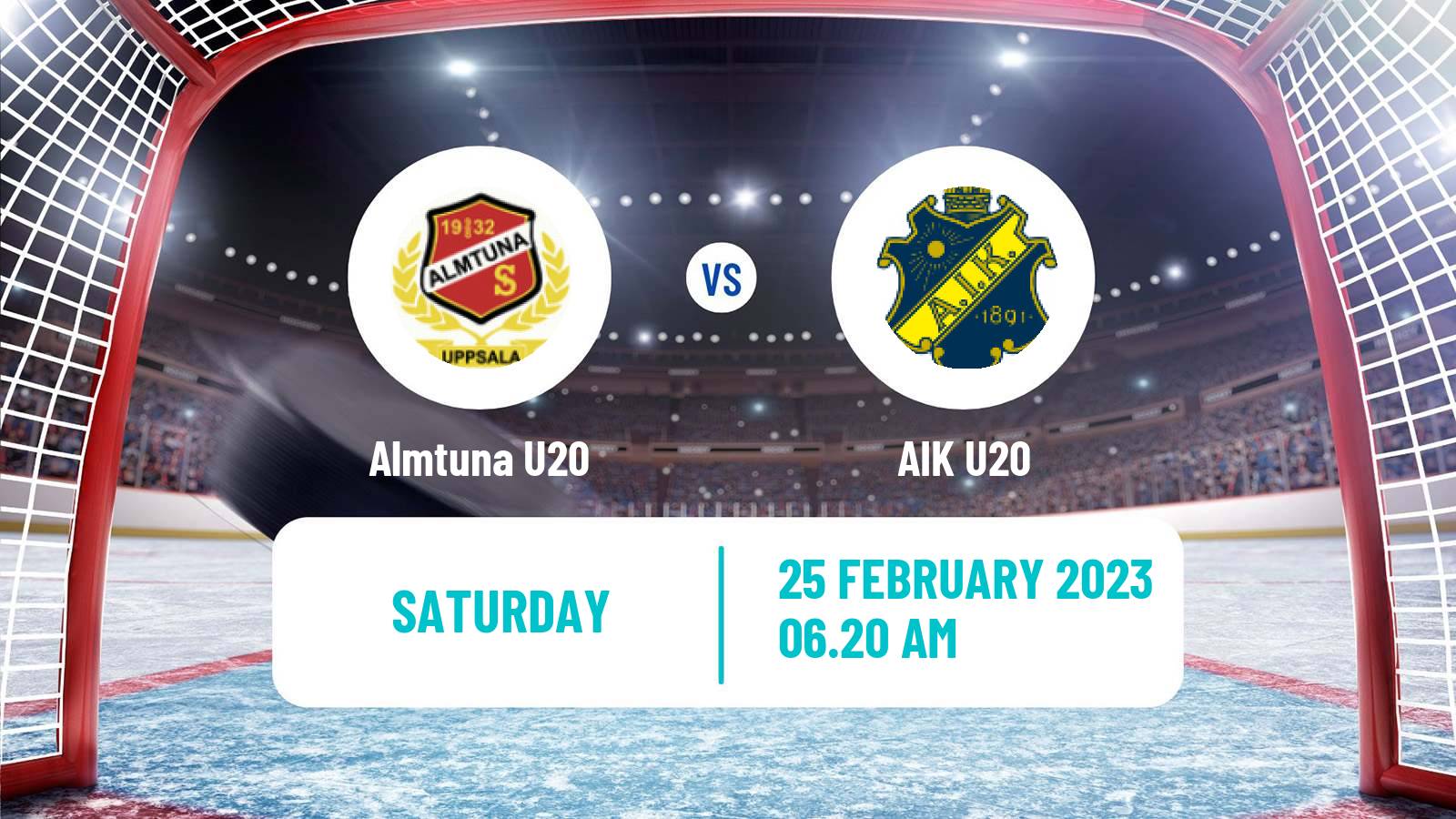 Hockey Swedish Superelit U20 Hockey Almtuna U20 - AIK U20
