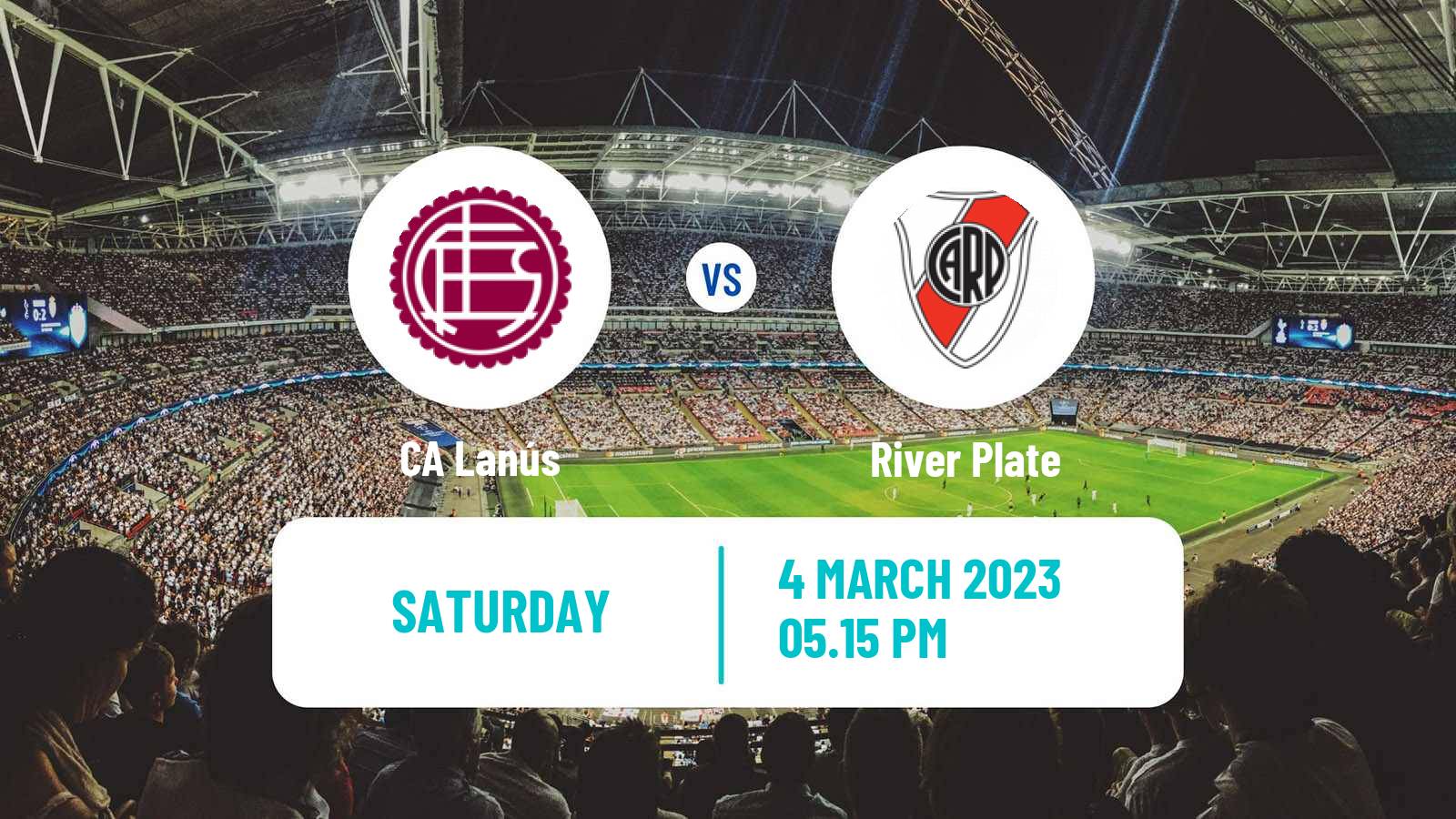 Soccer Argentinian Liga Profesional Lanús - River Plate