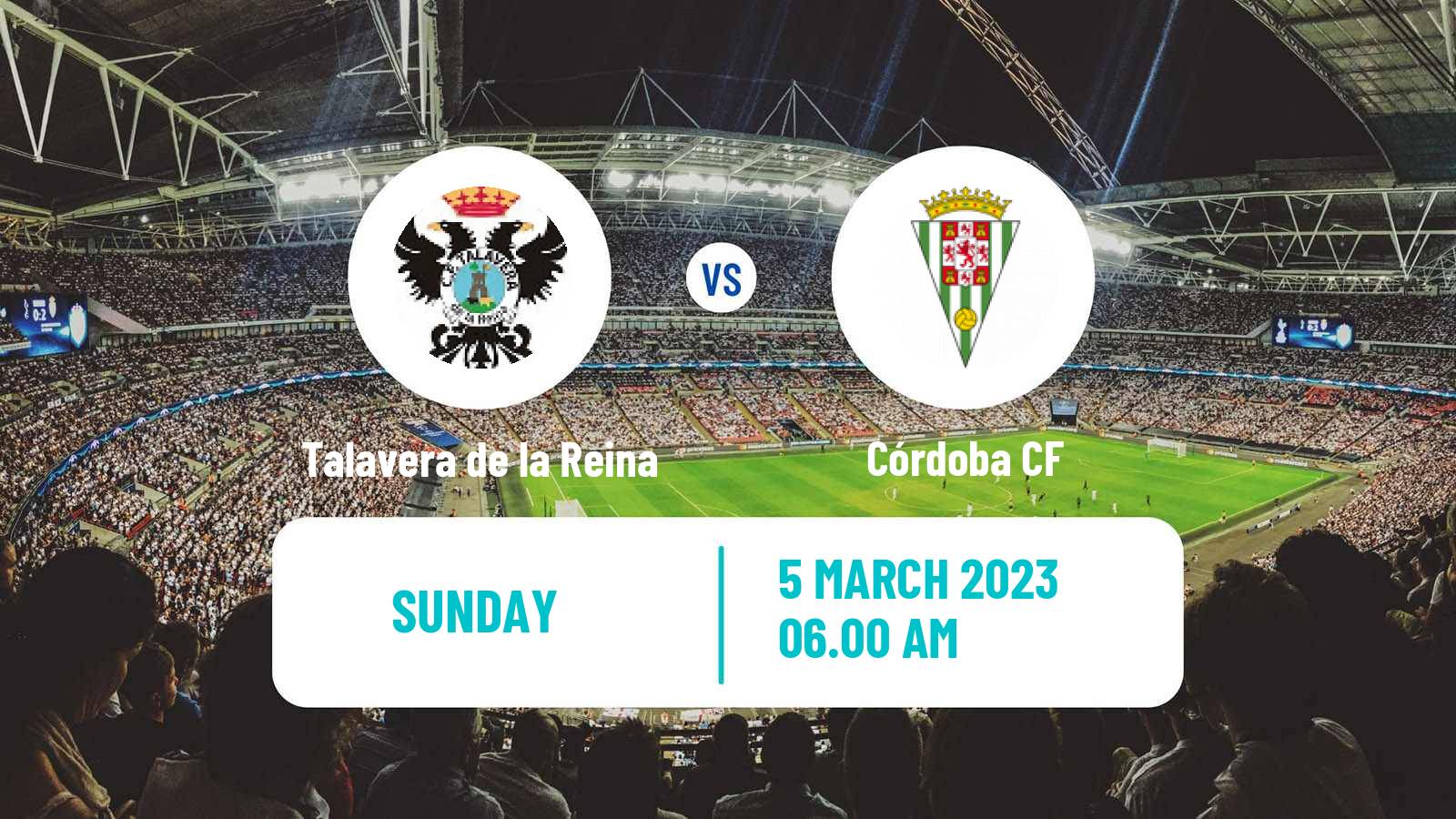 Soccer Spanish Primera RFEF Group 1 Talavera de la Reina - Córdoba