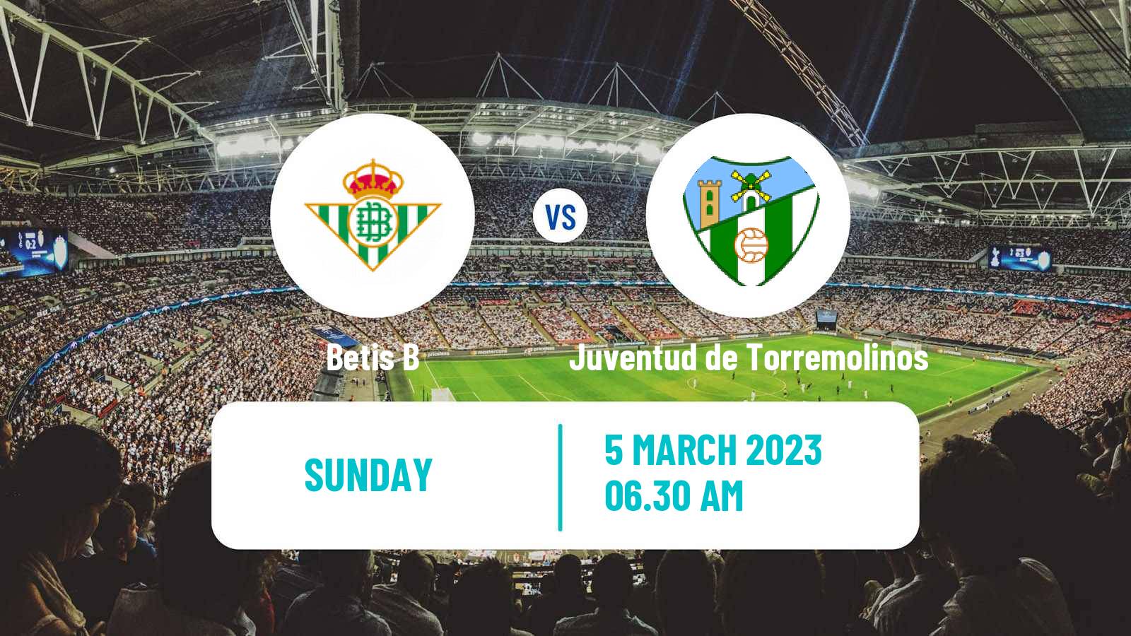 Soccer Spanish Segunda RFEF - Group 4 Betis B - Juventud de Torremolinos