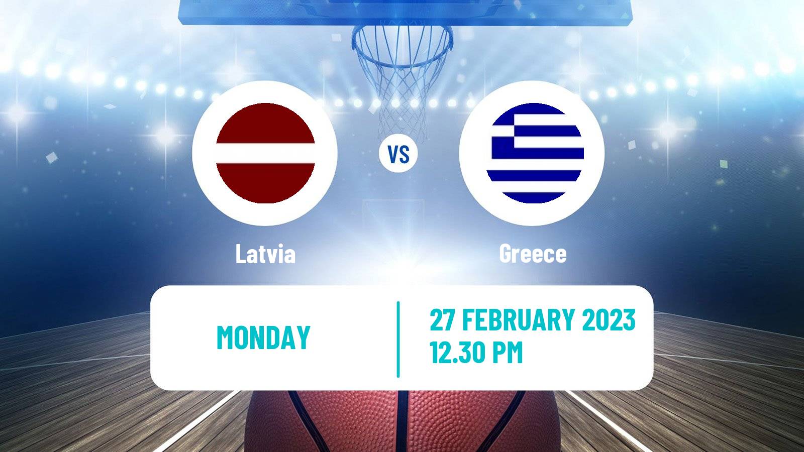 Basketball World Championship Basketball Latvia - Greece