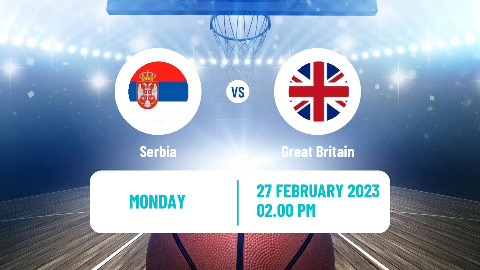 Basketball World Championship Basketball Serbia - Great Britain