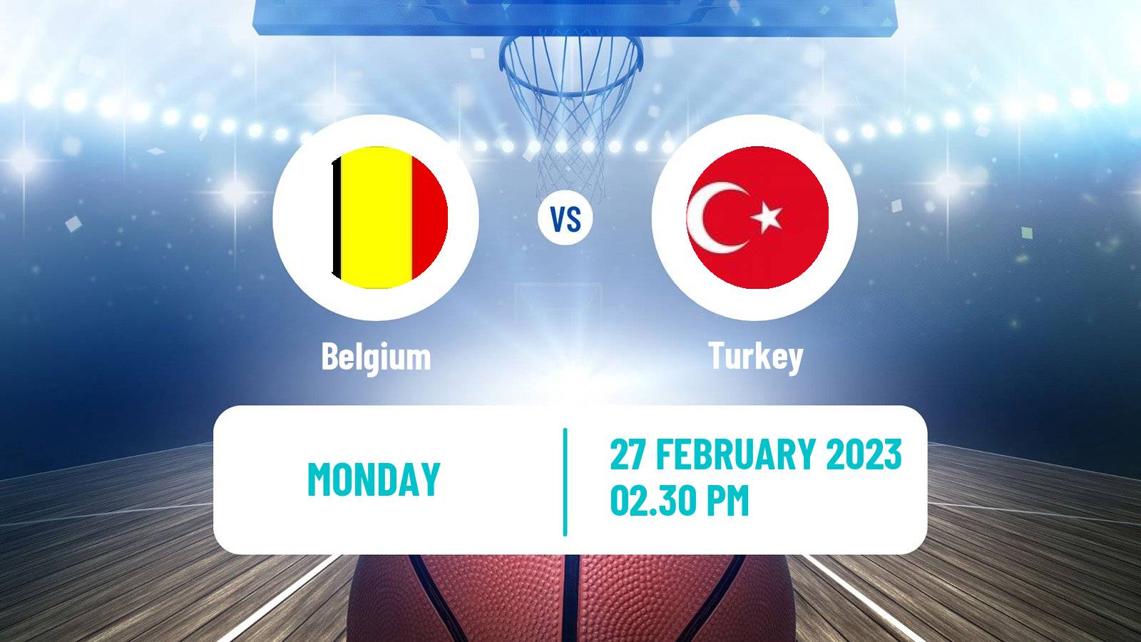 Basketball World Championship Basketball Belgium - Turkey