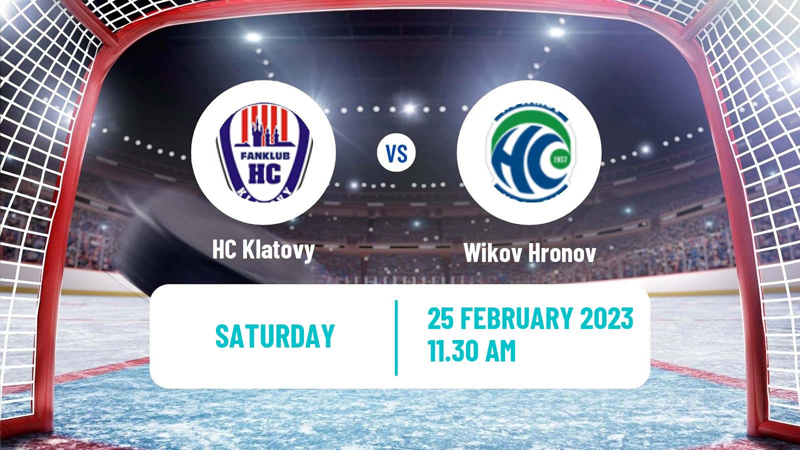 Hockey Czech 2 Liga Hockey West Klatovy - Wikov Hronov