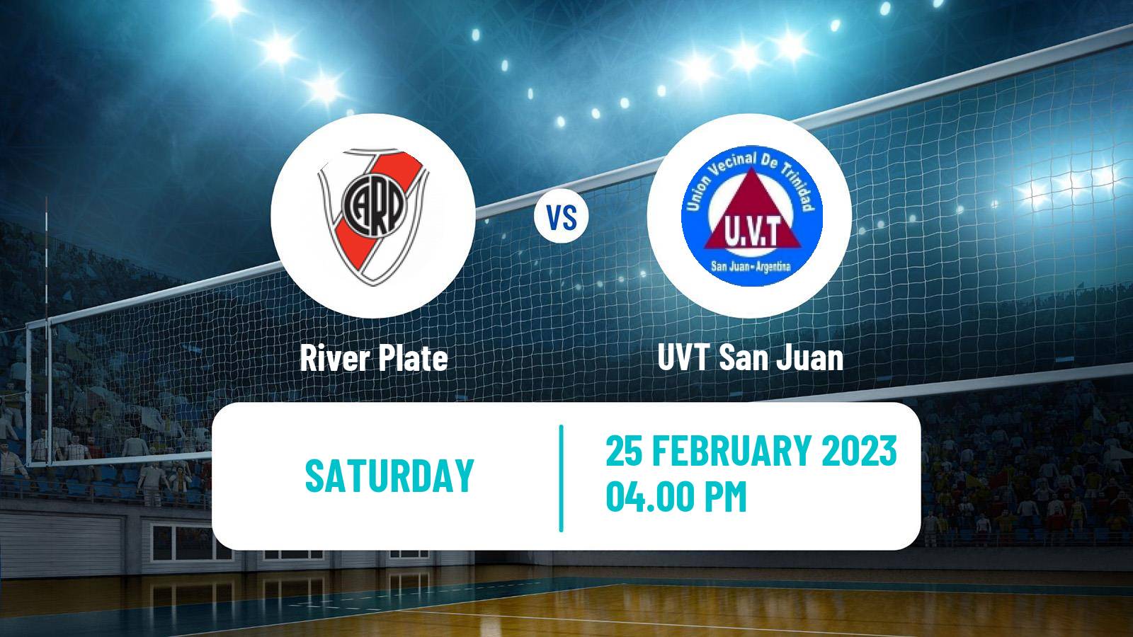 Volleyball Argentinian LVA Volleyball River Plate - UVT San Juan
