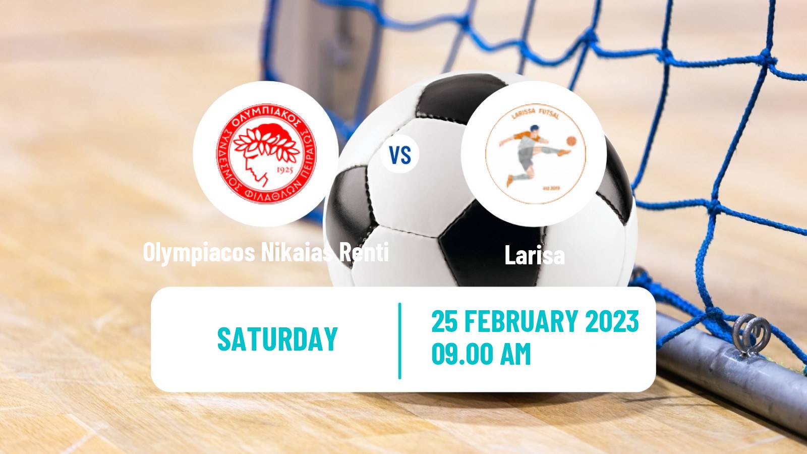 Futsal Greek Super League Futsal Olympiacos Nikaias Renti - Larisa